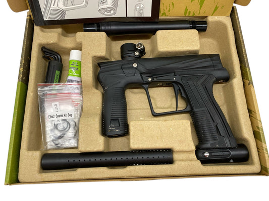 Used Planet Eclipse ETHA 3 Paintball Gun Black Paintball Gun from CPXBrosPaintball Buy/Sell/Trade Paintball Markers, New Paintball Guns, Paintball Hoppers, Paintball Masks, and Hormesis Headbands