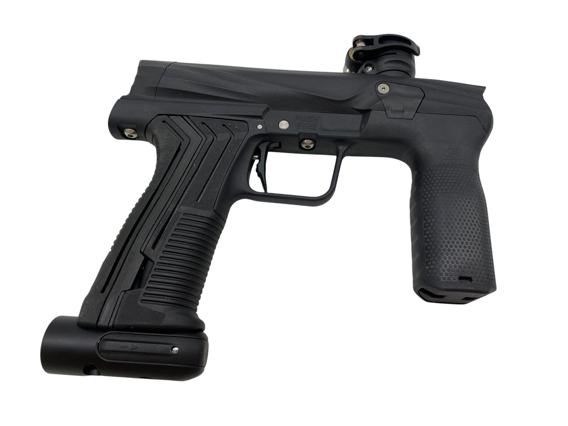 Used Planet Eclipse Etha 3m Black Paintball Gun Paintball Gun from CPXBrosPaintball Buy/Sell/Trade Paintball Markers, New Paintball Guns, Paintball Hoppers, Paintball Masks, and Hormesis Headbands