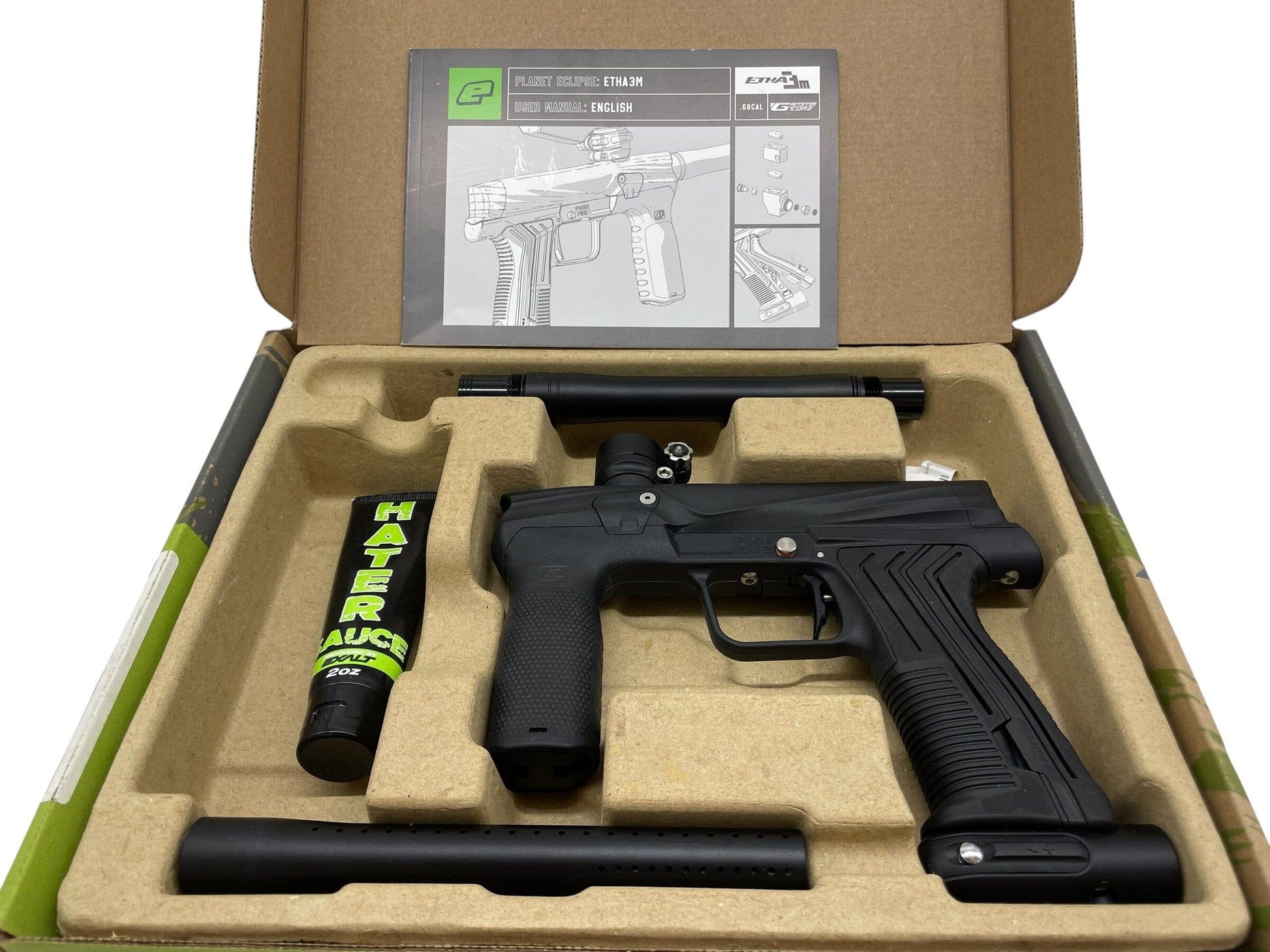 Used Planet Eclipse Etha 3m Black Paintball Gun Paintball Gun from CPXBrosPaintball Buy/Sell/Trade Paintball Markers, New Paintball Guns, Paintball Hoppers, Paintball Masks, and Hormesis Headbands
