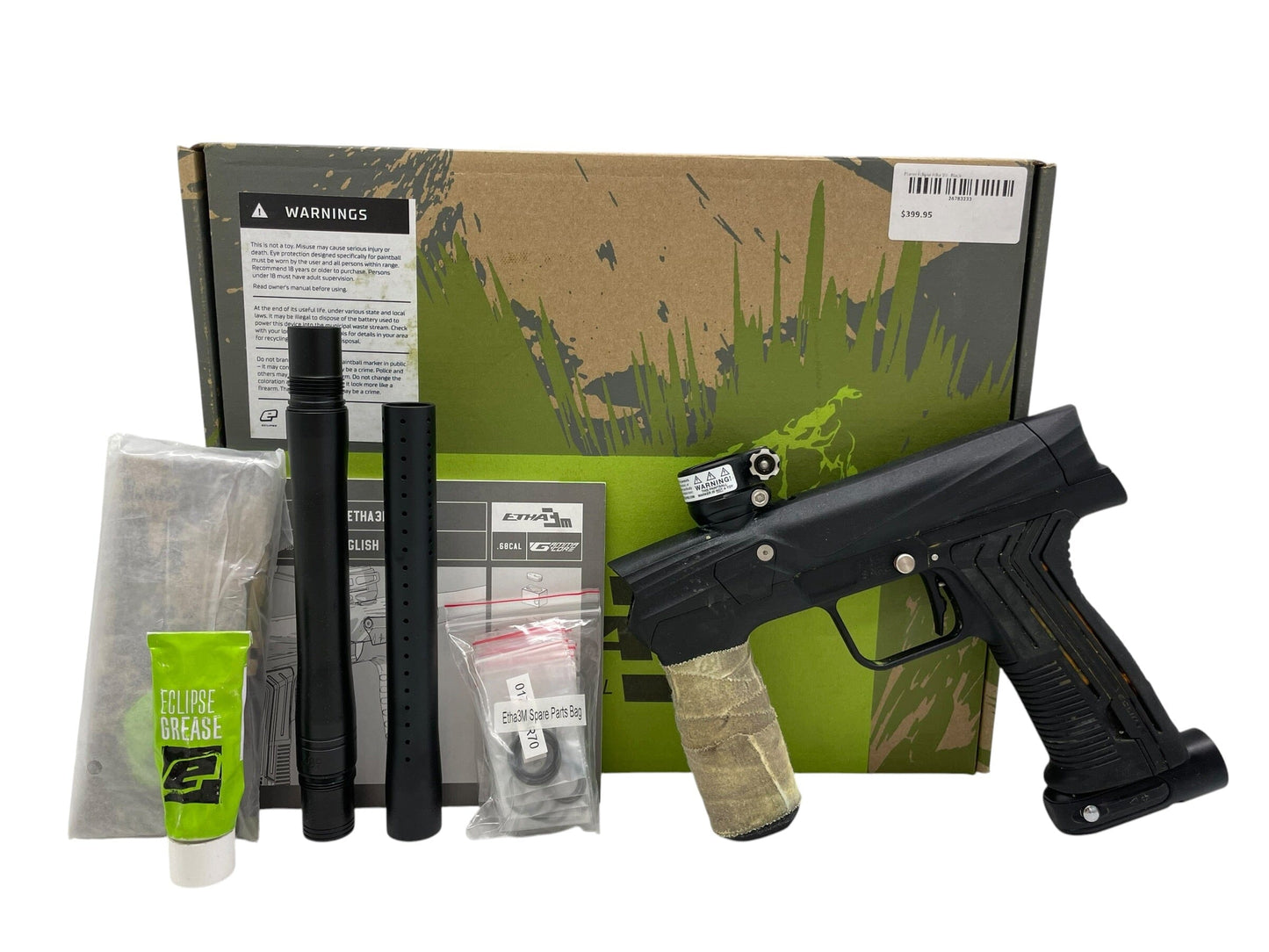 Used Planet Eclipse Etha 3m Black Paintball Gun Paintball Gun from CPXBrosPaintball Buy/Sell/Trade Paintball Markers, New Paintball Guns, Paintball Hoppers, Paintball Masks, and Hormesis Headbands