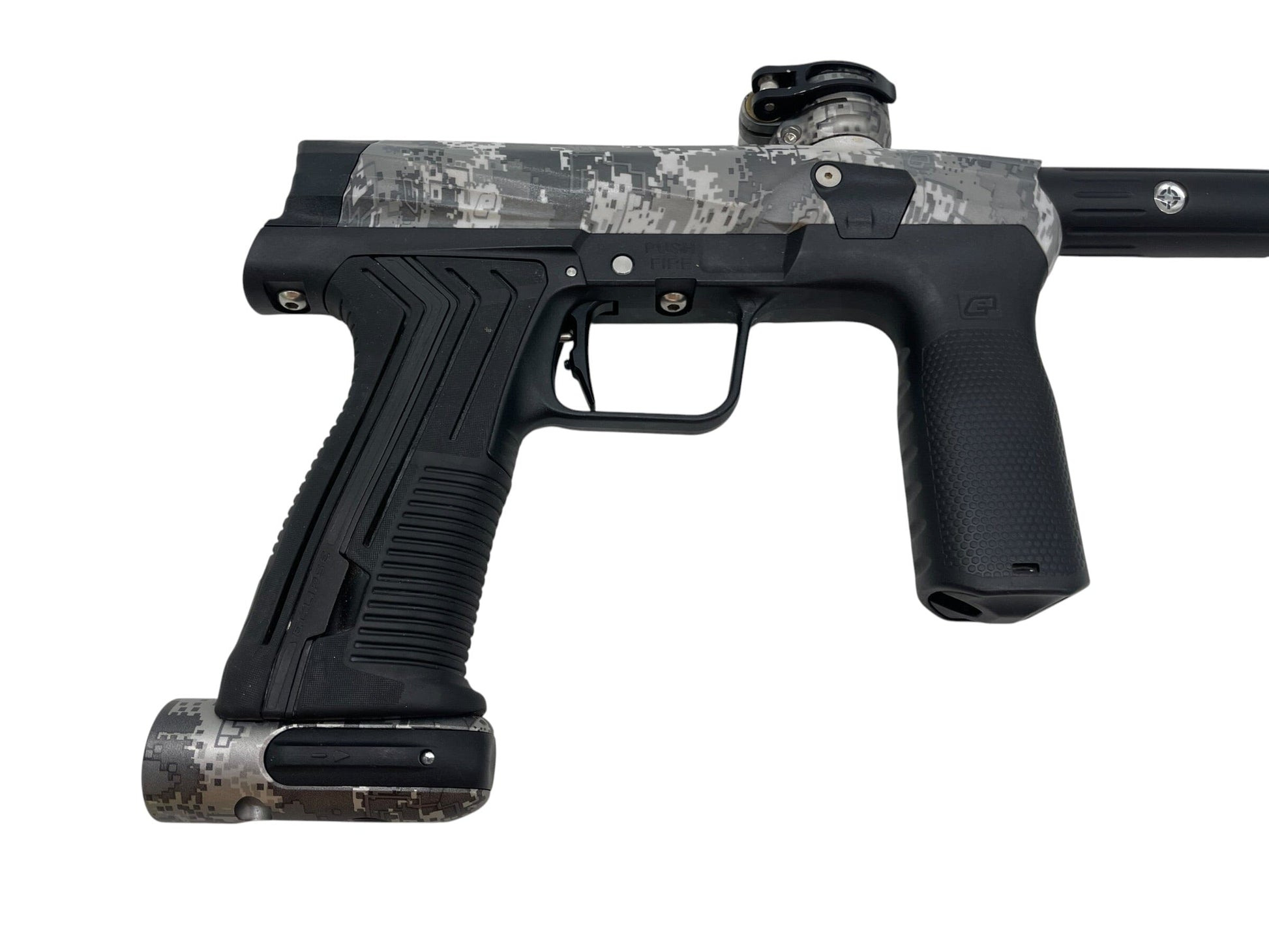 Used Planet Eclipse Etha 3m Urban Camo Paintball Gun Paintball Gun from CPXBrosPaintball Buy/Sell/Trade Paintball Markers, New Paintball Guns, Paintball Hoppers, Paintball Masks, and Hormesis Headbands