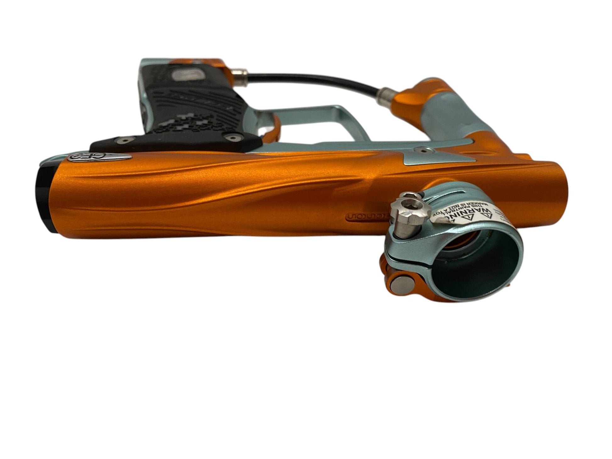 Used Planet Eclipse Geo 2 Orange/Blue Paintball Gun Paintball Gun from CPXBrosPaintball Buy/Sell/Trade Paintball Markers, New Paintball Guns, Paintball Hoppers, Paintball Masks, and Hormesis Headbands