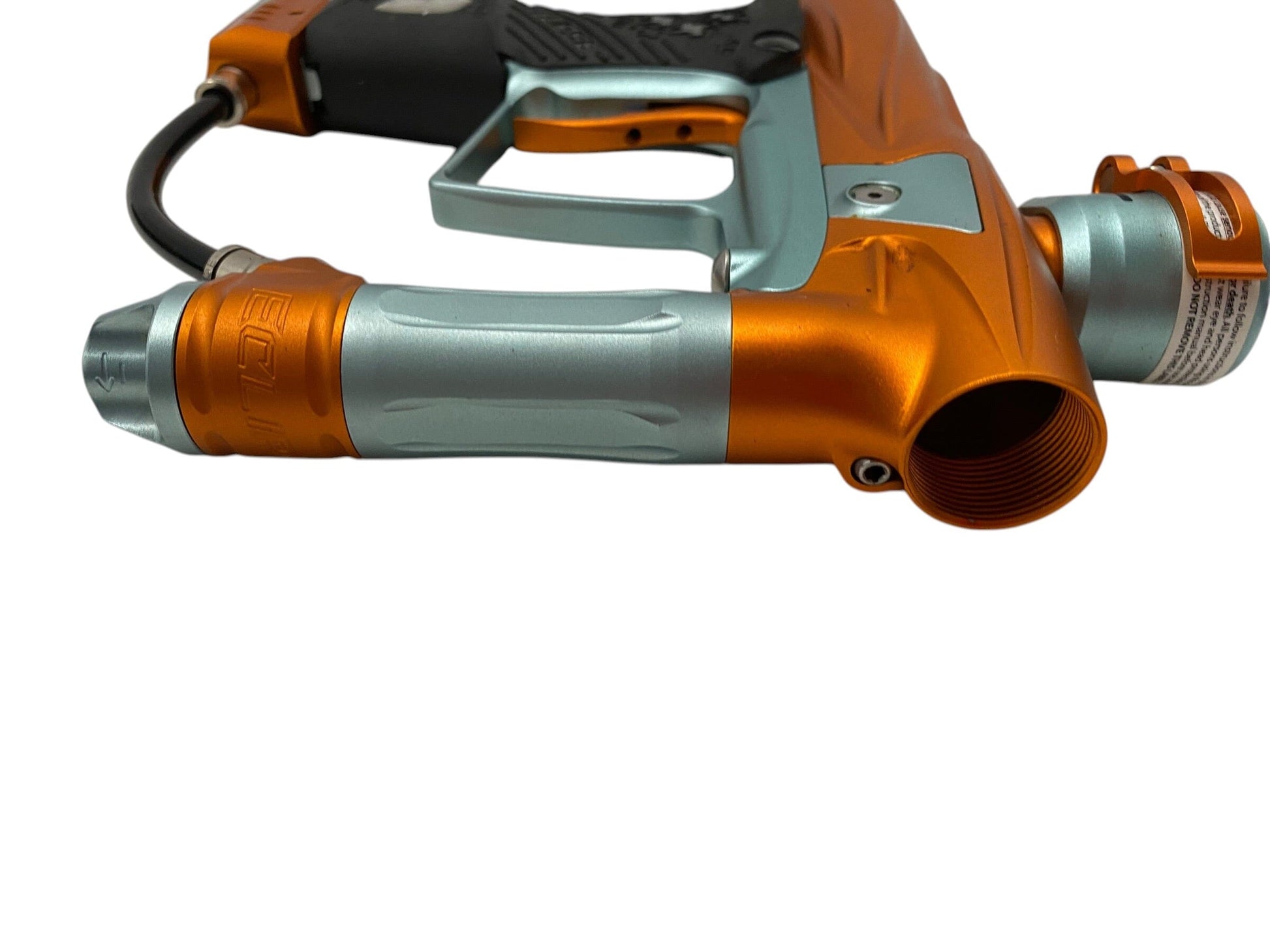Used Planet Eclipse Geo 2 Orange/Blue Paintball Gun Paintball Gun from CPXBrosPaintball Buy/Sell/Trade Paintball Markers, New Paintball Guns, Paintball Hoppers, Paintball Masks, and Hormesis Headbands