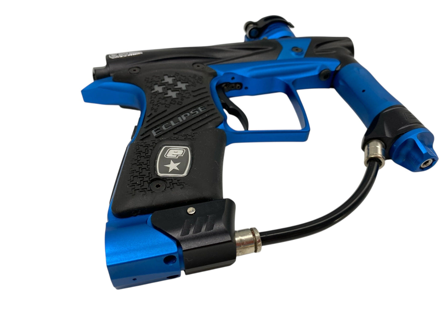 Used Planet Eclipse Geo 2.1 Paintball Gun Black/Blue Paintball Gun from CPXBrosPaintball Buy/Sell/Trade Paintball Markers, New Paintball Guns, Paintball Hoppers, Paintball Masks, and Hormesis Headbands