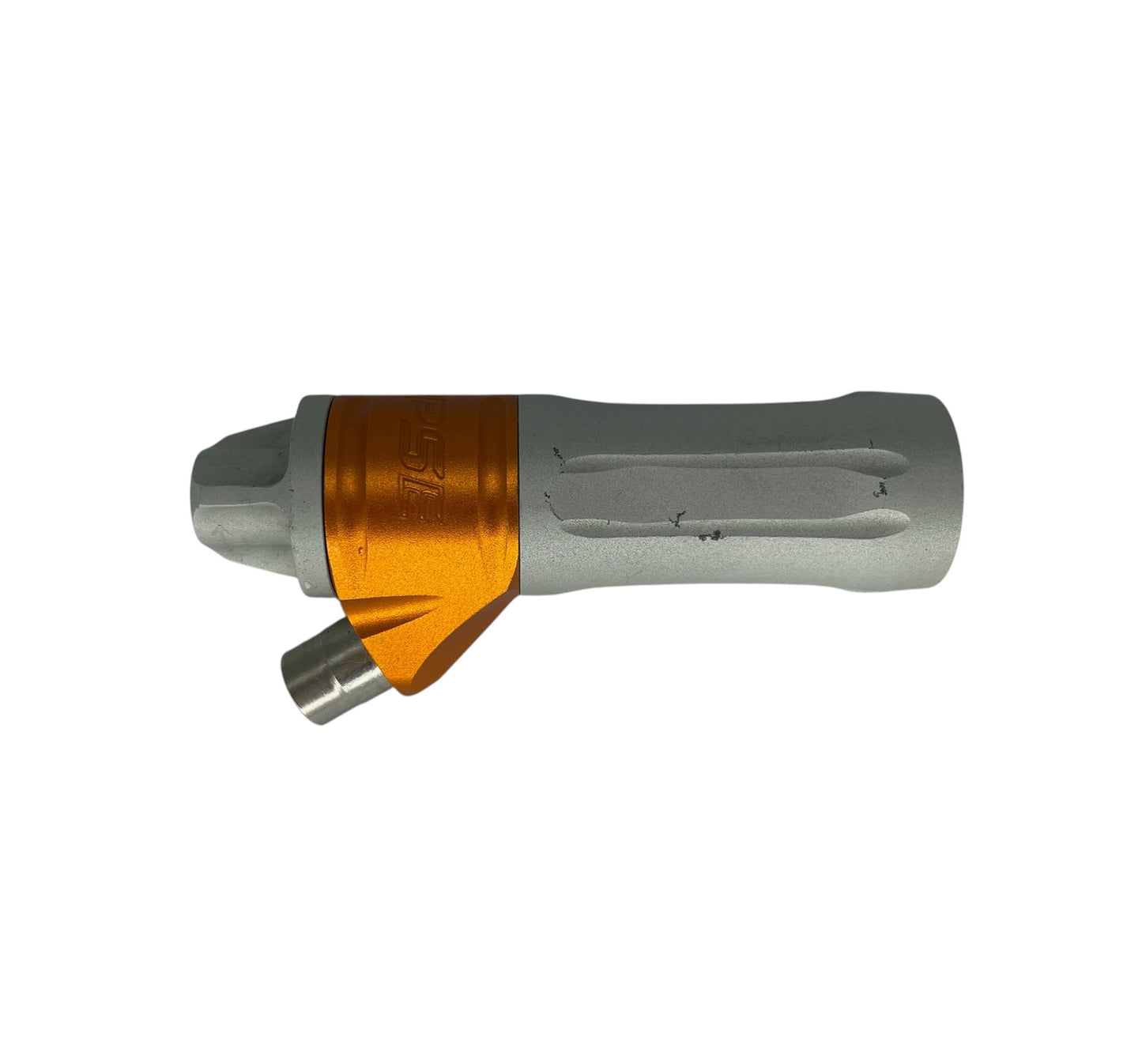 Used Planet Eclipse Geo 2.1/2 Inline Hpr Regulator Silver/Orange Paintball Gun from CPXBrosPaintball Buy/Sell/Trade Paintball Markers, New Paintball Guns, Paintball Hoppers, Paintball Masks, and Hormesis Headbands