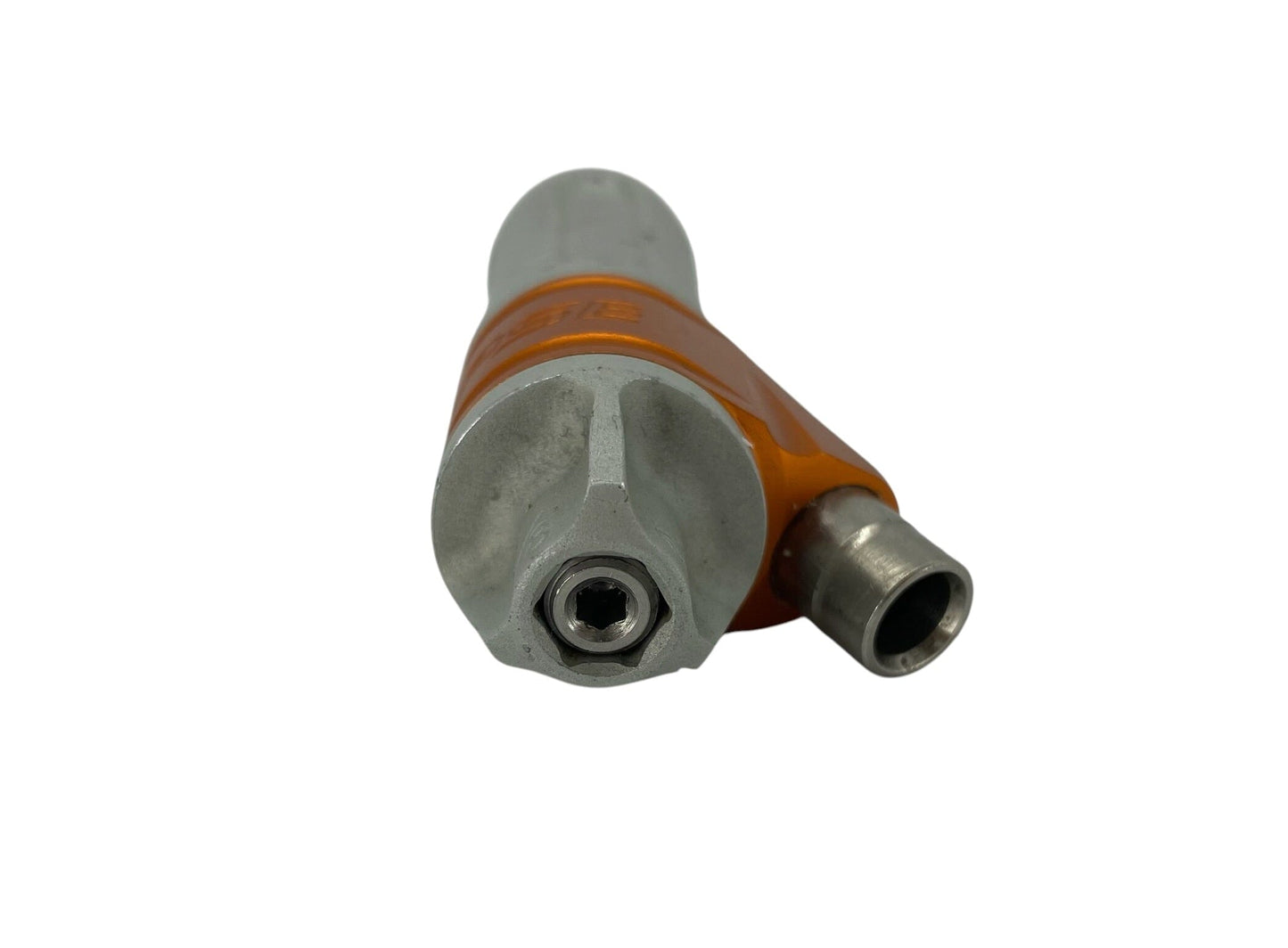 Used Planet Eclipse Geo 2.1/2 Inline Hpr Regulator Silver/Orange Paintball Gun from CPXBrosPaintball Buy/Sell/Trade Paintball Markers, New Paintball Guns, Paintball Hoppers, Paintball Masks, and Hormesis Headbands