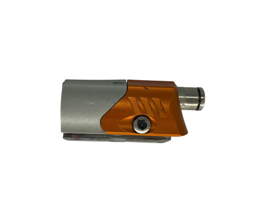 Used Planet Eclipse Geo 2/2.1/3 Pops Asa Silver Orange Paintball Gun from CPXBrosPaintball Buy/Sell/Trade Paintball Markers, New Paintball Guns, Paintball Hoppers, Paintball Masks, and Hormesis Headbands