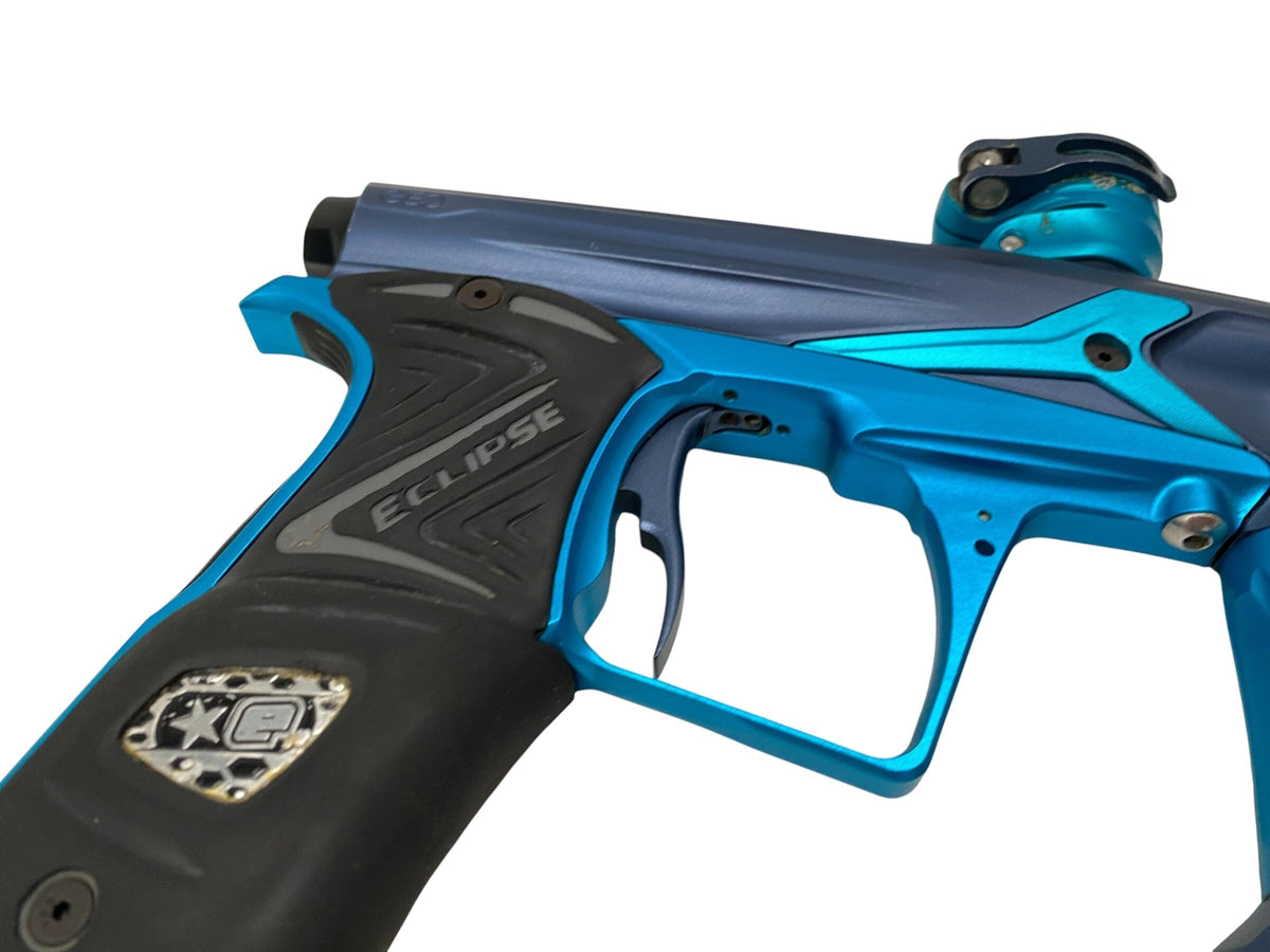 Used Planet Eclipse Geo 3 Blue/Teal Paintball Gun Paintball Gun from CPXBrosPaintball Buy/Sell/Trade Paintball Markers, New Paintball Guns, Paintball Hoppers, Paintball Masks, and Hormesis Headbands