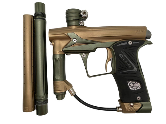 Used Planet Eclipse Geo 3 Iv Core Paintball Gun Tan/Olive Paintball Gun from CPXBrosPaintball Buy/Sell/Trade Paintball Markers, New Paintball Guns, Paintball Hoppers, Paintball Masks, and Hormesis Headbands