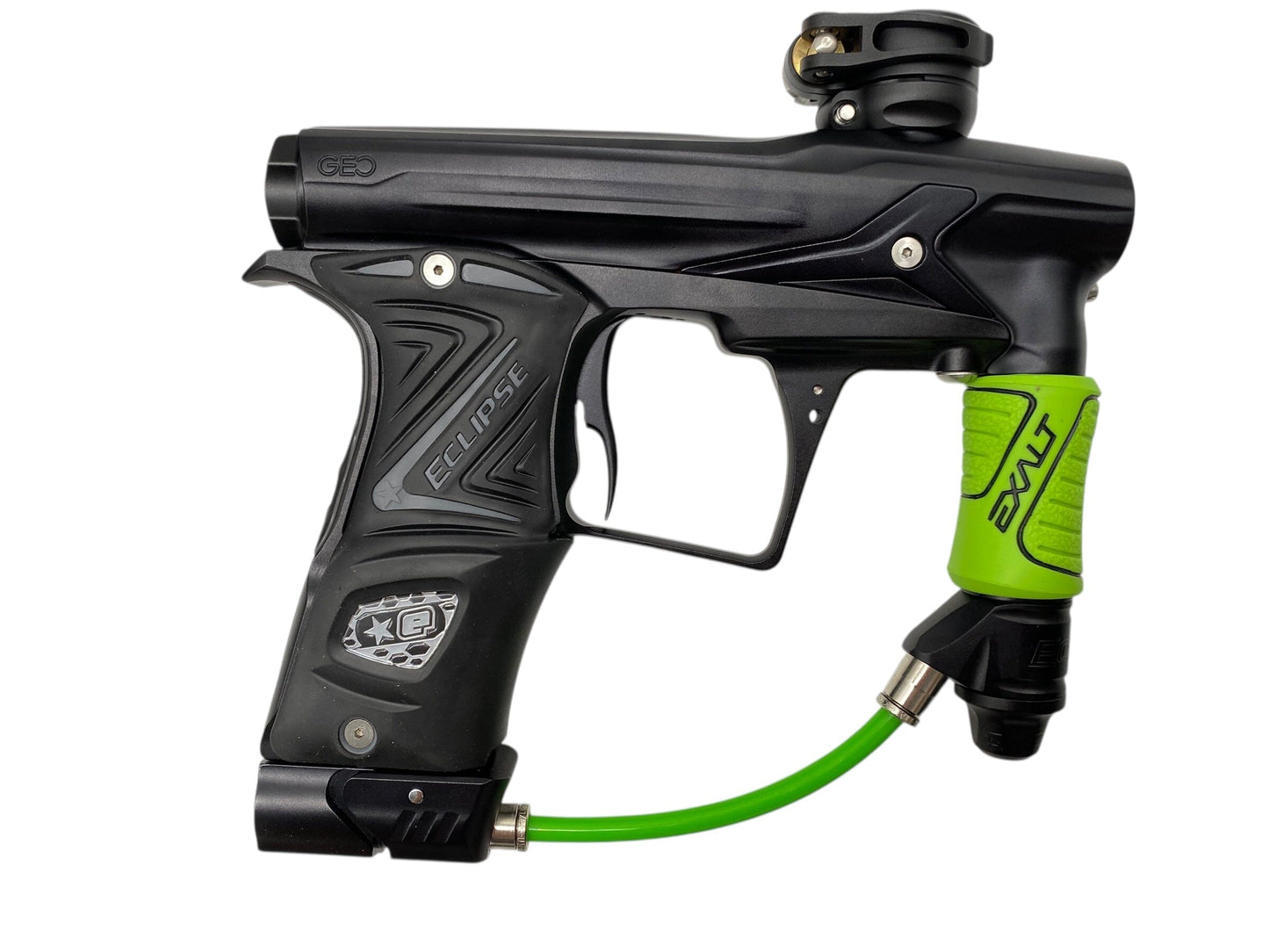 Used Planet Eclipse Geo 3 Paintball Gun Black Paintball Gun from CPXBrosPaintball Buy/Sell/Trade Paintball Markers, New Paintball Guns, Paintball Hoppers, Paintball Masks, and Hormesis Headbands
