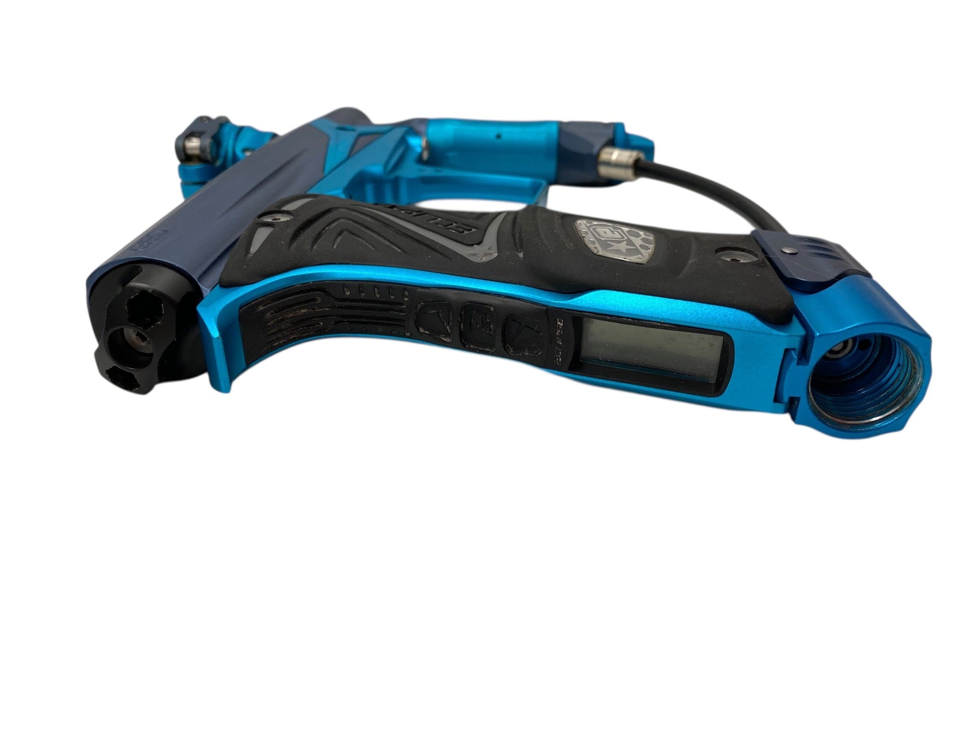 Used Planet Eclipse Geo 3 Paintball Gun Blue/Teal Paintball Gun from CPXBrosPaintball Buy/Sell/Trade Paintball Markers, New Paintball Guns, Paintball Hoppers, Paintball Masks, and Hormesis Headbands