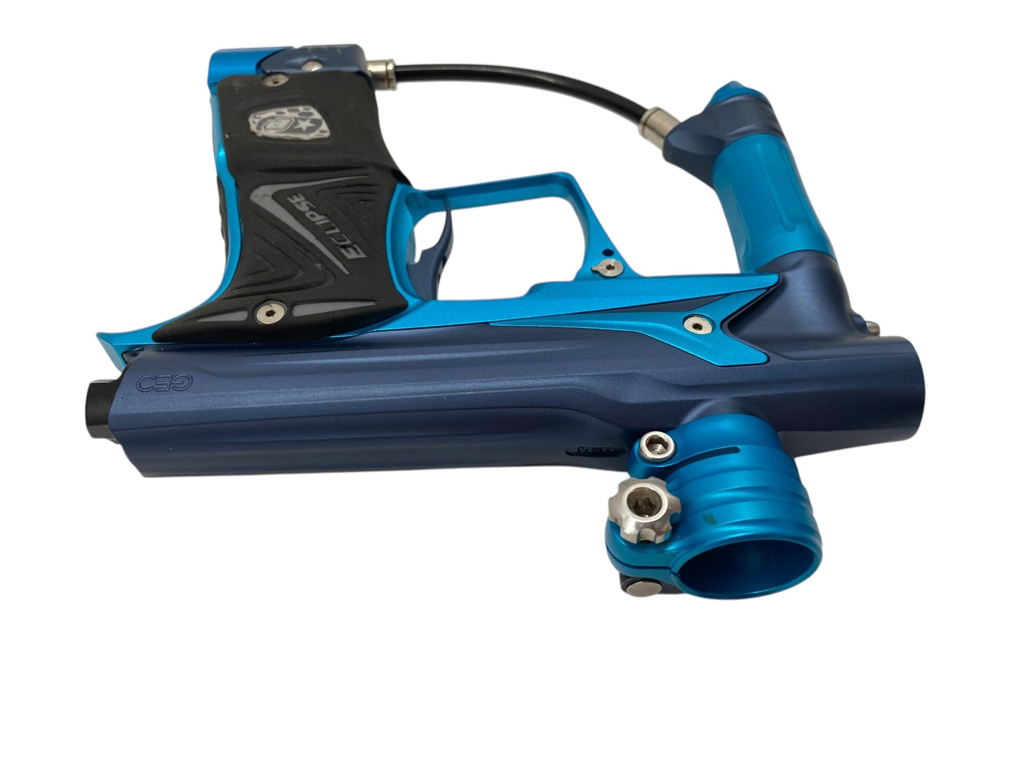 Used Planet Eclipse Geo 3 Paintball Gun Blue/Teal Paintball Gun from CPXBrosPaintball Buy/Sell/Trade Paintball Markers, New Paintball Guns, Paintball Hoppers, Paintball Masks, and Hormesis Headbands