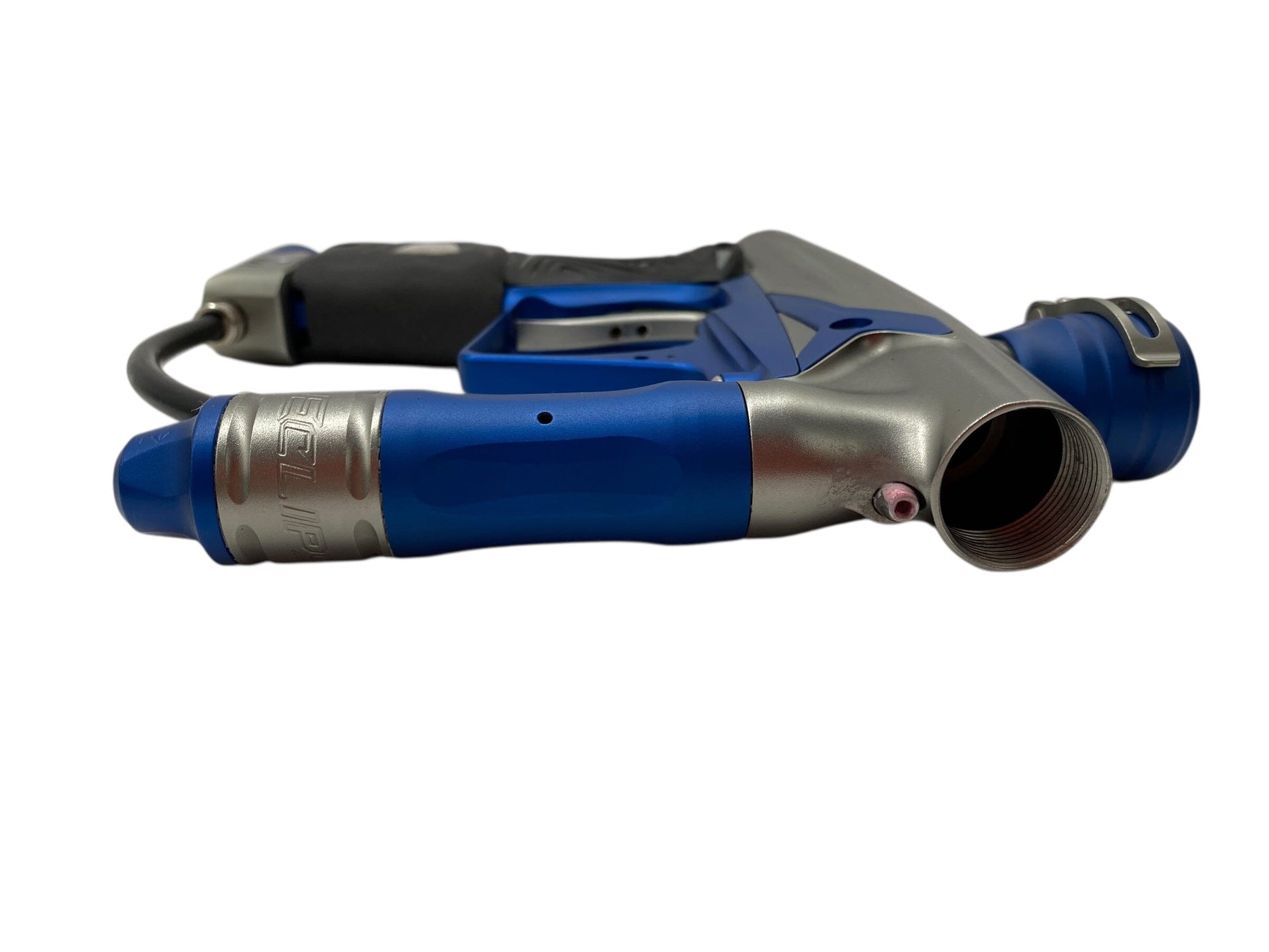 Used Planet Eclipse Geo 3 Paintball Gun Grey/Blue Paintball Gun from CPXBrosPaintball Buy/Sell/Trade Paintball Markers, New Paintball Guns, Paintball Hoppers, Paintball Masks, and Hormesis Headbands