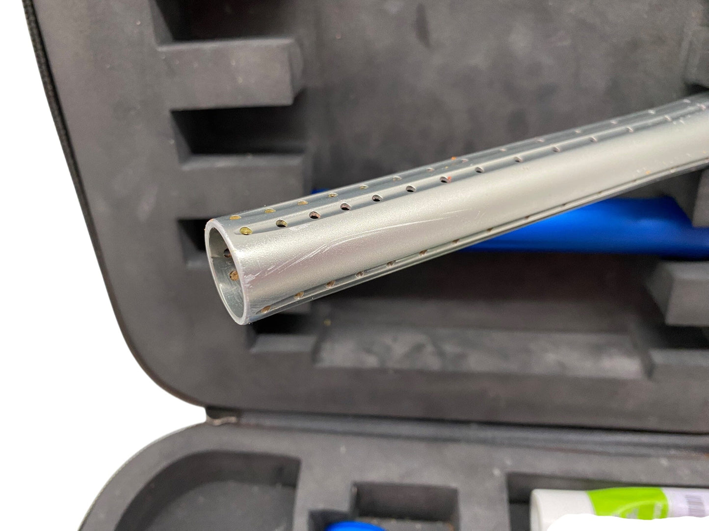 Used Planet Eclipse Geo 3 Paintball Gun Grey/Blue Paintball Gun from CPXBrosPaintball Buy/Sell/Trade Paintball Markers, New Paintball Guns, Paintball Hoppers, Paintball Masks, and Hormesis Headbands