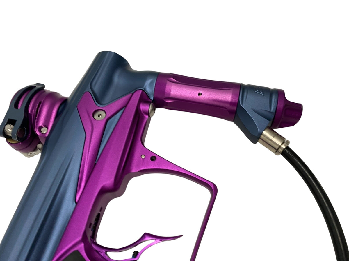 Used Planet Eclipse Geo 3 Paintball Gun with IV Core Blue Purple Paintball Gun from CPXBrosPaintball Buy/Sell/Trade Paintball Markers, New Paintball Guns, Paintball Hoppers, Paintball Masks, and Hormesis Headbands