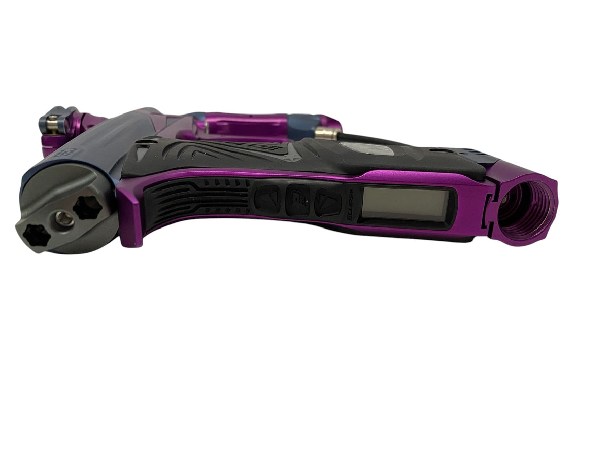 Used Planet Eclipse Geo 3 Paintball Gun with IV Core Blue Purple Paintball Gun from CPXBrosPaintball Buy/Sell/Trade Paintball Markers, New Paintball Guns, Paintball Hoppers, Paintball Masks, and Hormesis Headbands