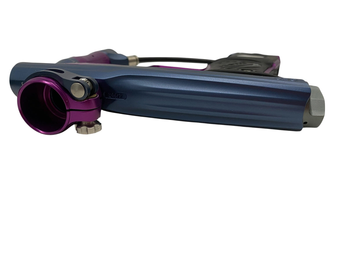 Used Planet Eclipse Geo 3 Paintball Gun with IV Core Blue Purple Paintball Gun from CPXBrosPaintball Buy/Sell/Trade Paintball Markers, New Paintball Guns, Paintball Hoppers, Paintball Masks, and Hormesis Headbands