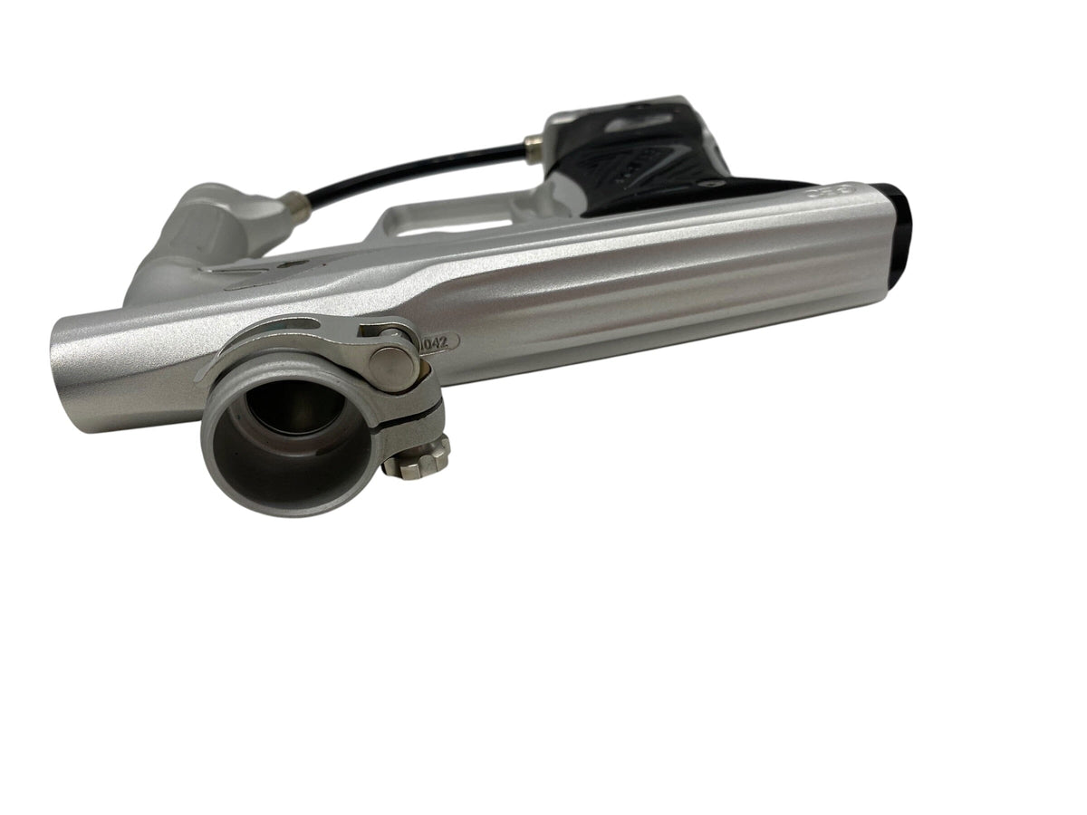 Used Planet Eclipse Geo 3 Silver/Grey Paintball Gun Paintball Gun from CPXBrosPaintball Buy/Sell/Trade Paintball Markers, New Paintball Guns, Paintball Hoppers, Paintball Masks, and Hormesis Headbands