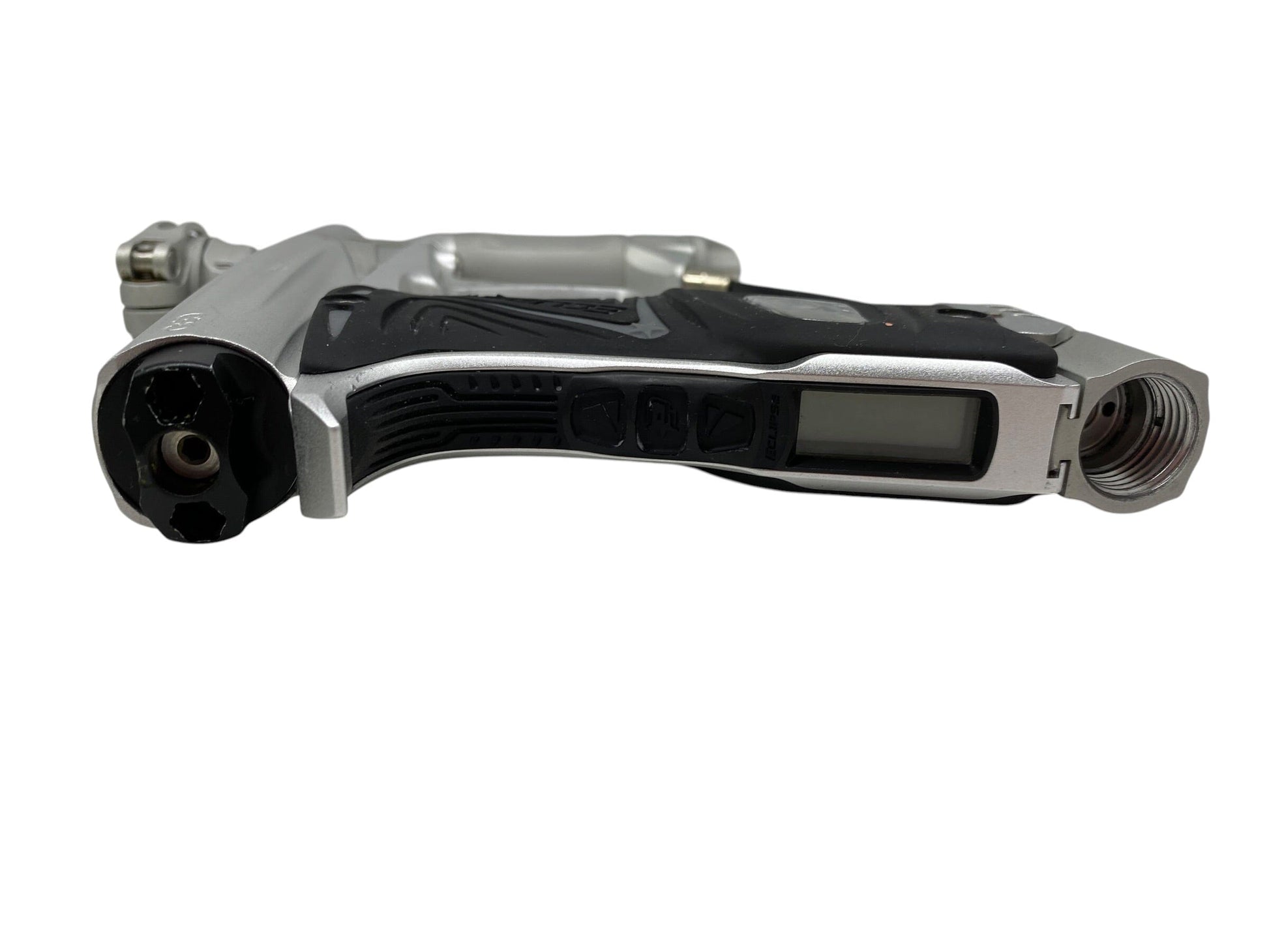 Used Planet Eclipse Geo 3 Silver/Grey Paintball Gun Paintball Gun from CPXBrosPaintball Buy/Sell/Trade Paintball Markers, New Paintball Guns, Paintball Hoppers, Paintball Masks, and Hormesis Headbands