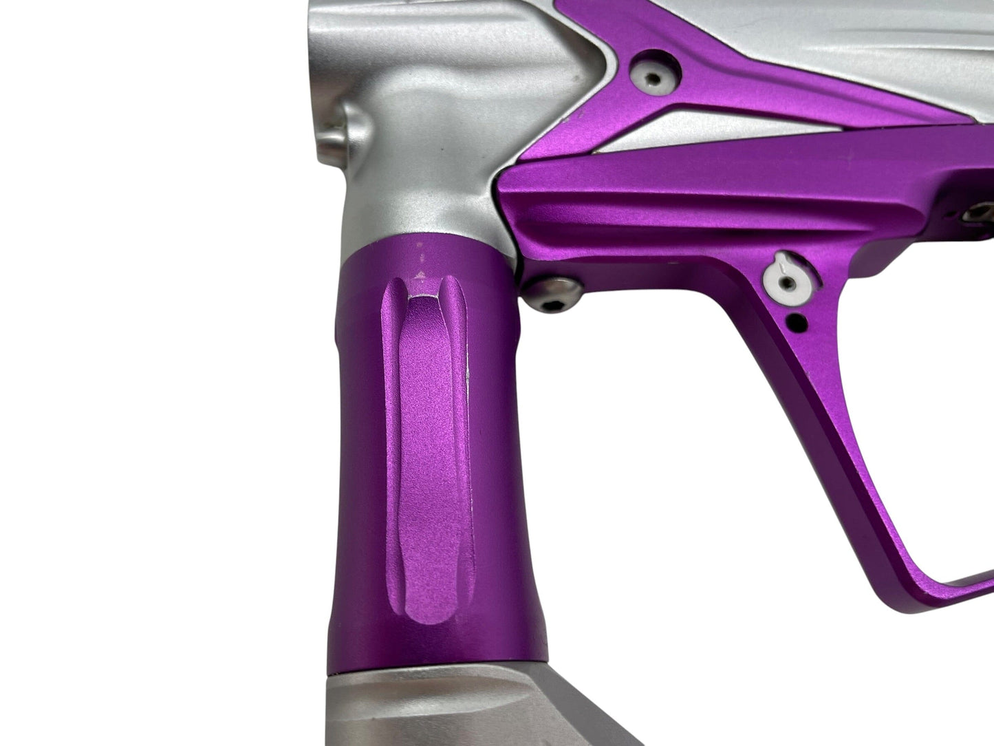 Used Planet Eclipse Geo 3 Silver/Purple Paintball Gun Paintball Gun from CPXBrosPaintball Buy/Sell/Trade Paintball Markers, New Paintball Guns, Paintball Hoppers, Paintball Masks, and Hormesis Headbands