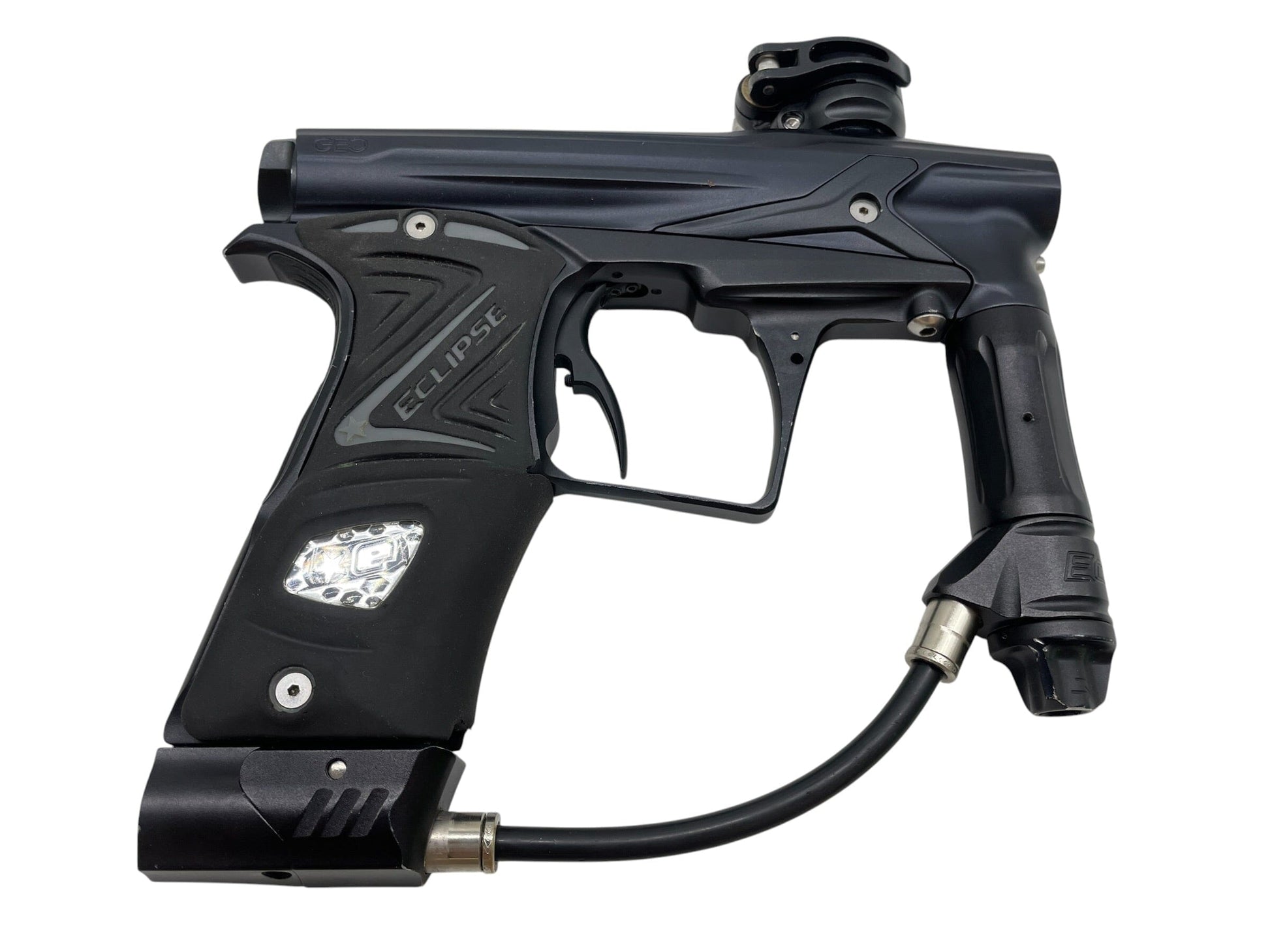 Used Planet Eclipse Geo 3 W/ IV Core Midnight Paintball Gun Paintball Gun from CPXBrosPaintball Buy/Sell/Trade Paintball Markers, New Paintball Guns, Paintball Hoppers, Paintball Masks, and Hormesis Headbands