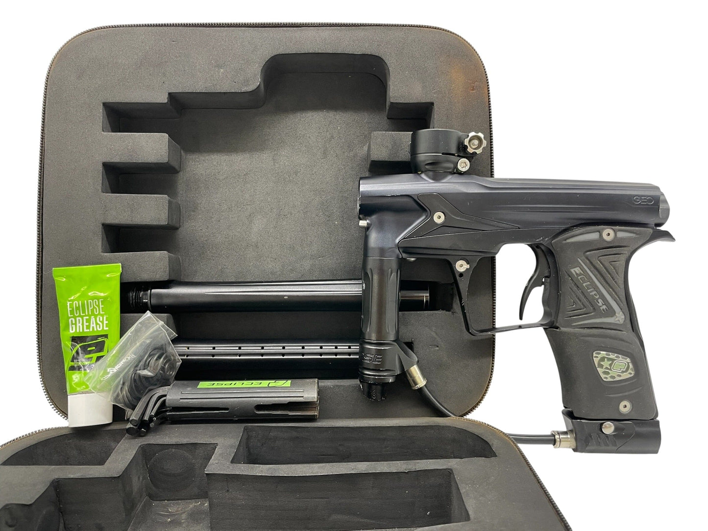 Used Planet Eclipse Geo 3 W/ IV Core Midnight Paintball Gun Paintball Gun from CPXBrosPaintball Buy/Sell/Trade Paintball Markers, New Paintball Guns, Paintball Hoppers, Paintball Masks, and Hormesis Headbands