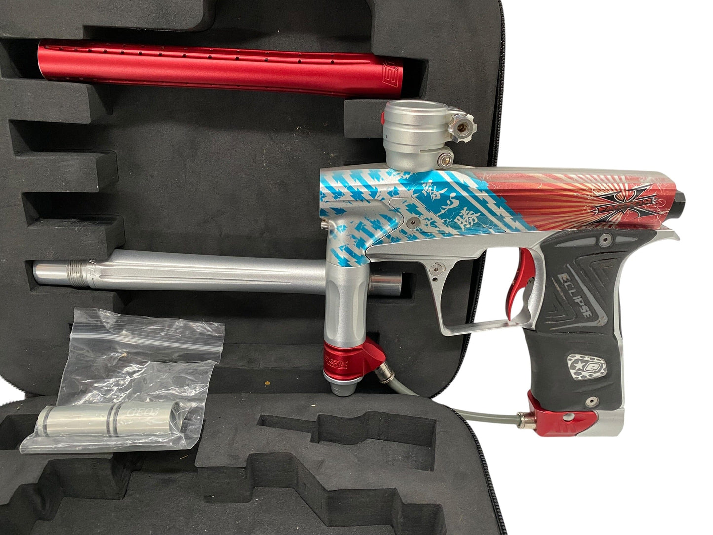 Used Planet Eclipse Geo 3 "X-Factor" Team Edition Paintball Gun Paintball Gun from CPXBrosPaintball Buy/Sell/Trade Paintball Markers, New Paintball Guns, Paintball Hoppers, Paintball Masks, and Hormesis Headbands