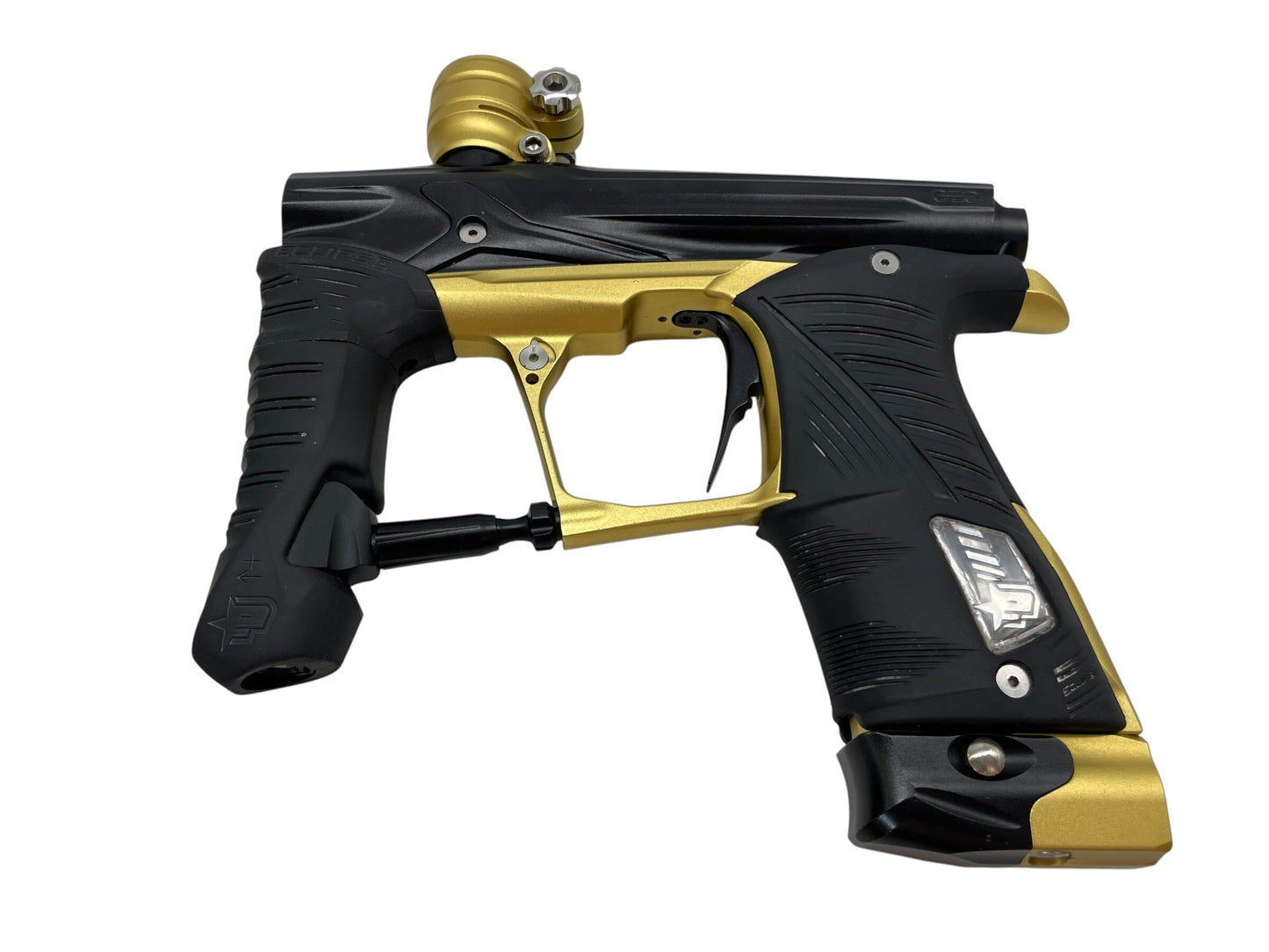 Used Planet Eclipse Geo 3.1 Black/Gold Paintball Gun Paintball Gun from CPXBrosPaintball Buy/Sell/Trade Paintball Markers, New Paintball Guns, Paintball Hoppers, Paintball Masks, and Hormesis Headbands