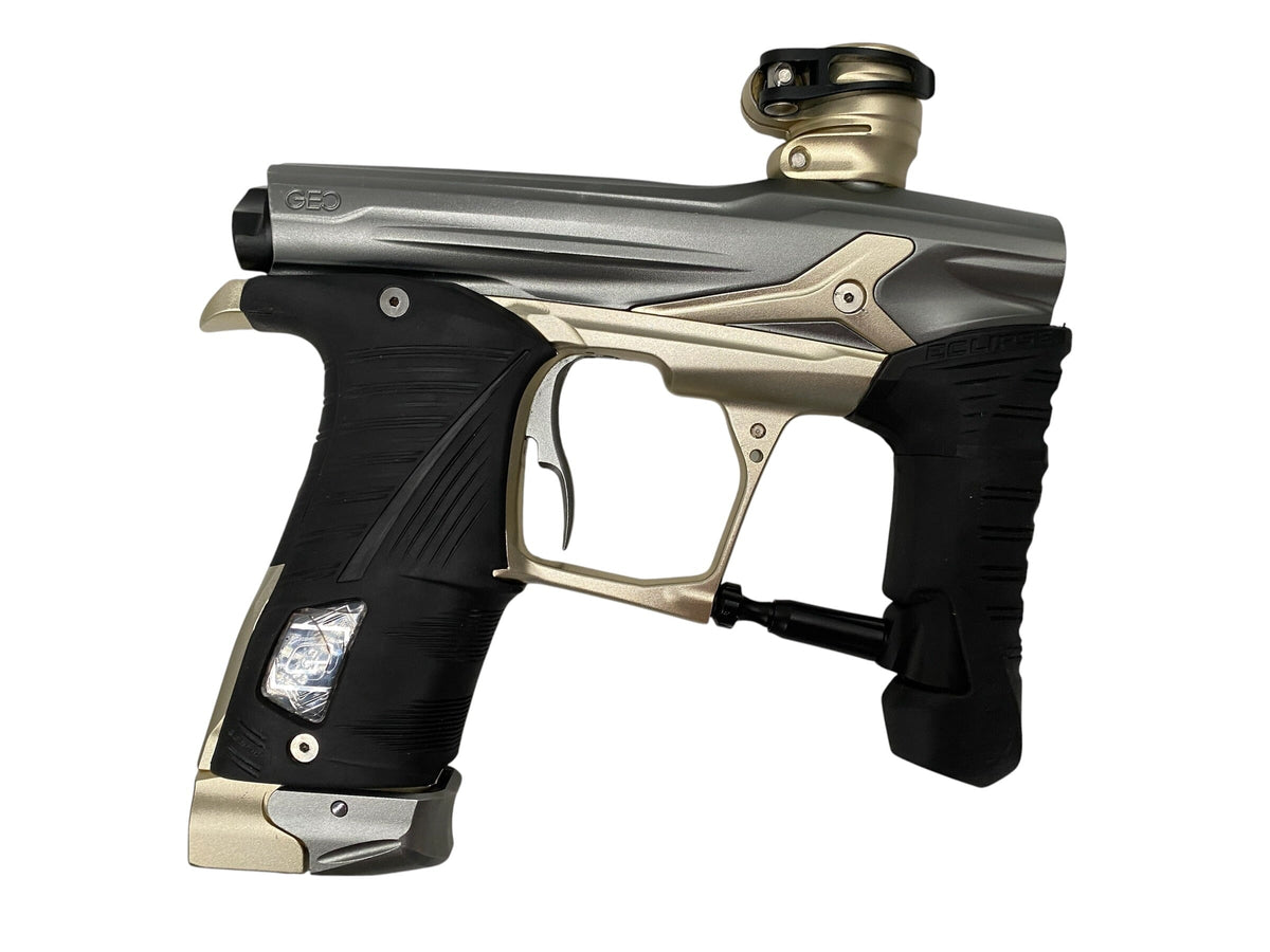 Used Planet Eclipse Geo 3.1 Grey/Gold Paintball Gun Paintball Gun from CPXBrosPaintball Buy/Sell/Trade Paintball Markers, New Paintball Guns, Paintball Hoppers, Paintball Masks, and Hormesis Headbands