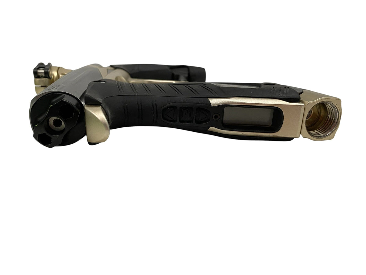 Used Planet Eclipse Geo 3.1 Grey/Gold Paintball Gun Paintball Gun from CPXBrosPaintball Buy/Sell/Trade Paintball Markers, New Paintball Guns, Paintball Hoppers, Paintball Masks, and Hormesis Headbands
