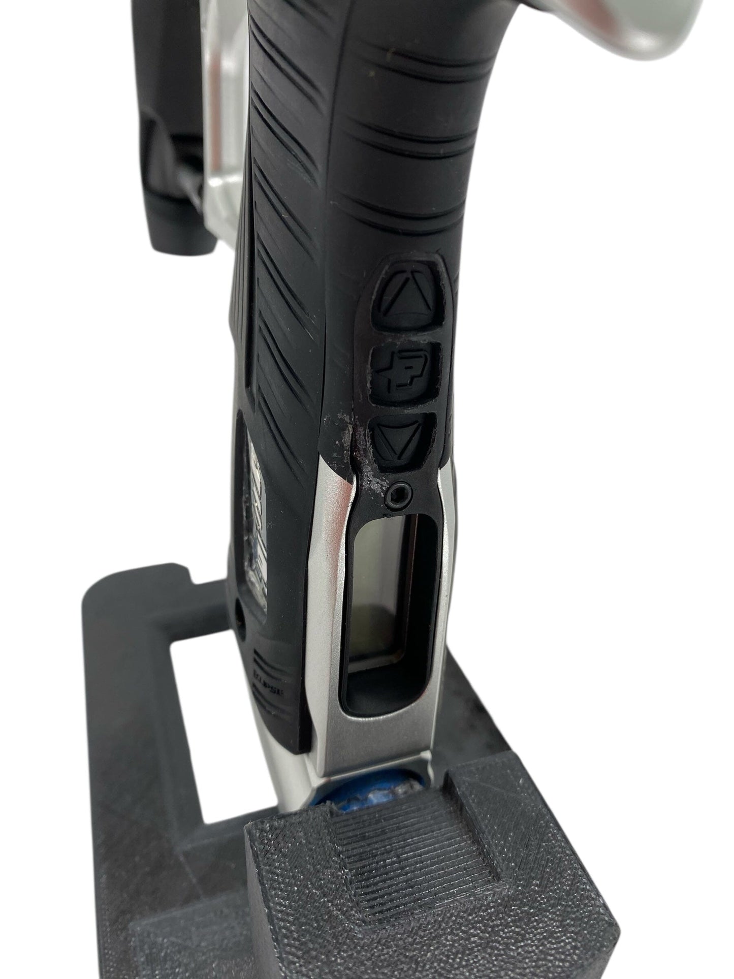 Used Planet Eclipse Geo 3.1 Paintball Gun Silver Paintball Gun from CPXBrosPaintball Buy/Sell/Trade Paintball Markers, New Paintball Guns, Paintball Hoppers, Paintball Masks, and Hormesis Headbands