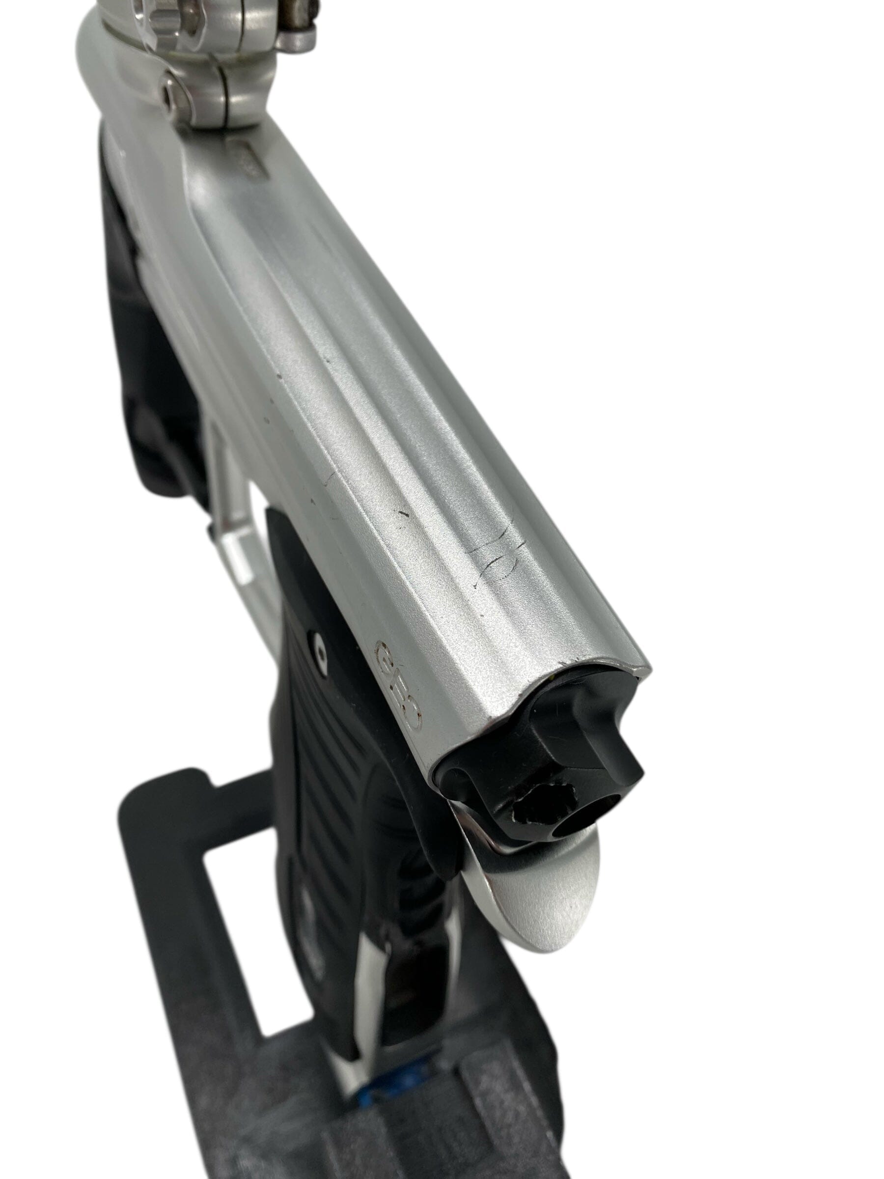 Used Planet Eclipse Geo 3.1 Paintball Gun Silver Paintball Gun from CPXBrosPaintball Buy/Sell/Trade Paintball Markers, New Paintball Guns, Paintball Hoppers, Paintball Masks, and Hormesis Headbands