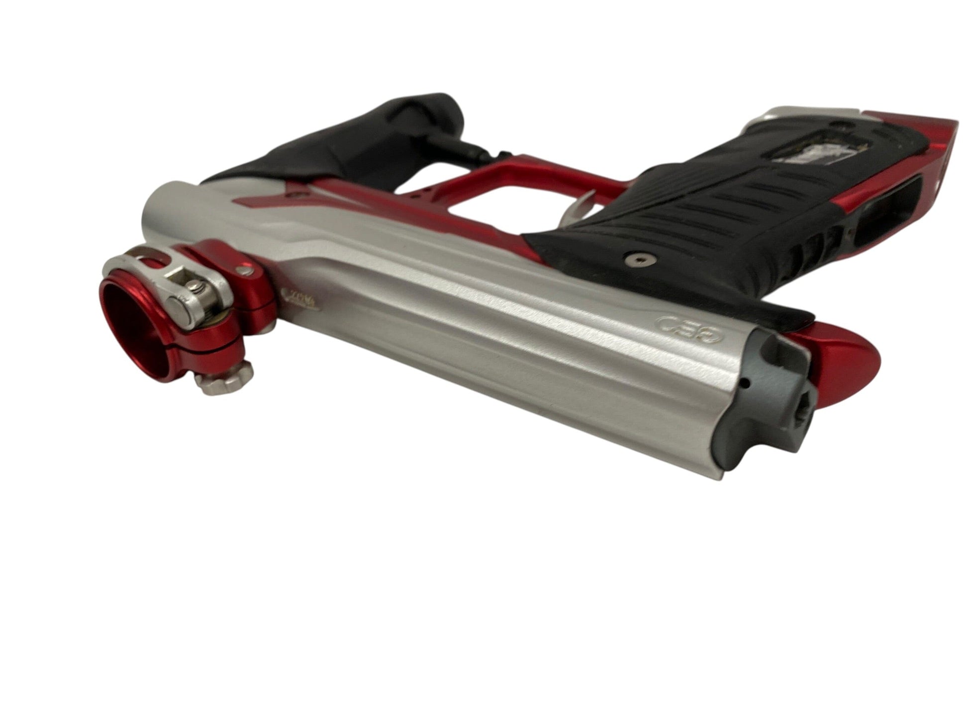 Used Planet Eclipse Geo 3.1 Paintball Gun Silver/Red Paintball Gun from CPXBrosPaintball Buy/Sell/Trade Paintball Markers, New Paintball Guns, Paintball Hoppers, Paintball Masks, and Hormesis Headbands