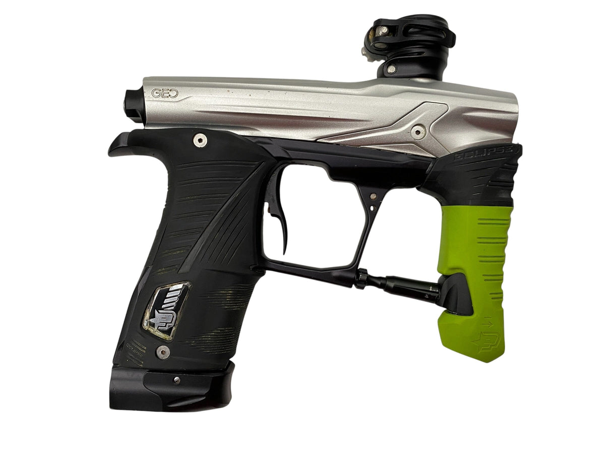 Used Planet Eclipse Geo 3.1 Silver/Black Paintball Gun Paintball Gun from CPXBrosPaintball Buy/Sell/Trade Paintball Markers, New Paintball Guns, Paintball Hoppers, Paintball Masks, and Hormesis Headbands