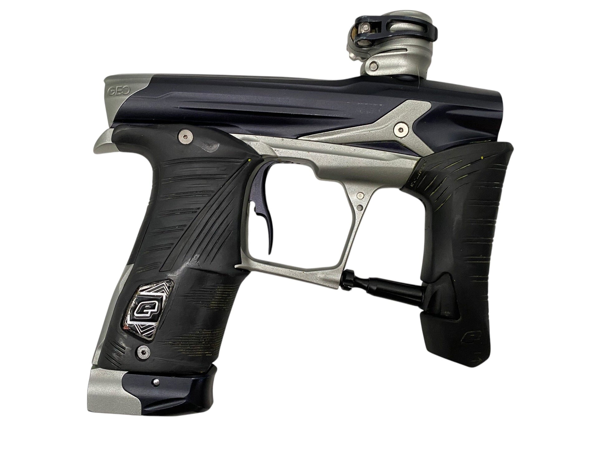 Used Planet Eclipse Geo 3.5 Black/Silver Paintball Gun Paintball Gun from CPXBrosPaintball Buy/Sell/Trade Paintball Markers, New Paintball Guns, Paintball Hoppers, Paintball Masks, and Hormesis Headbands