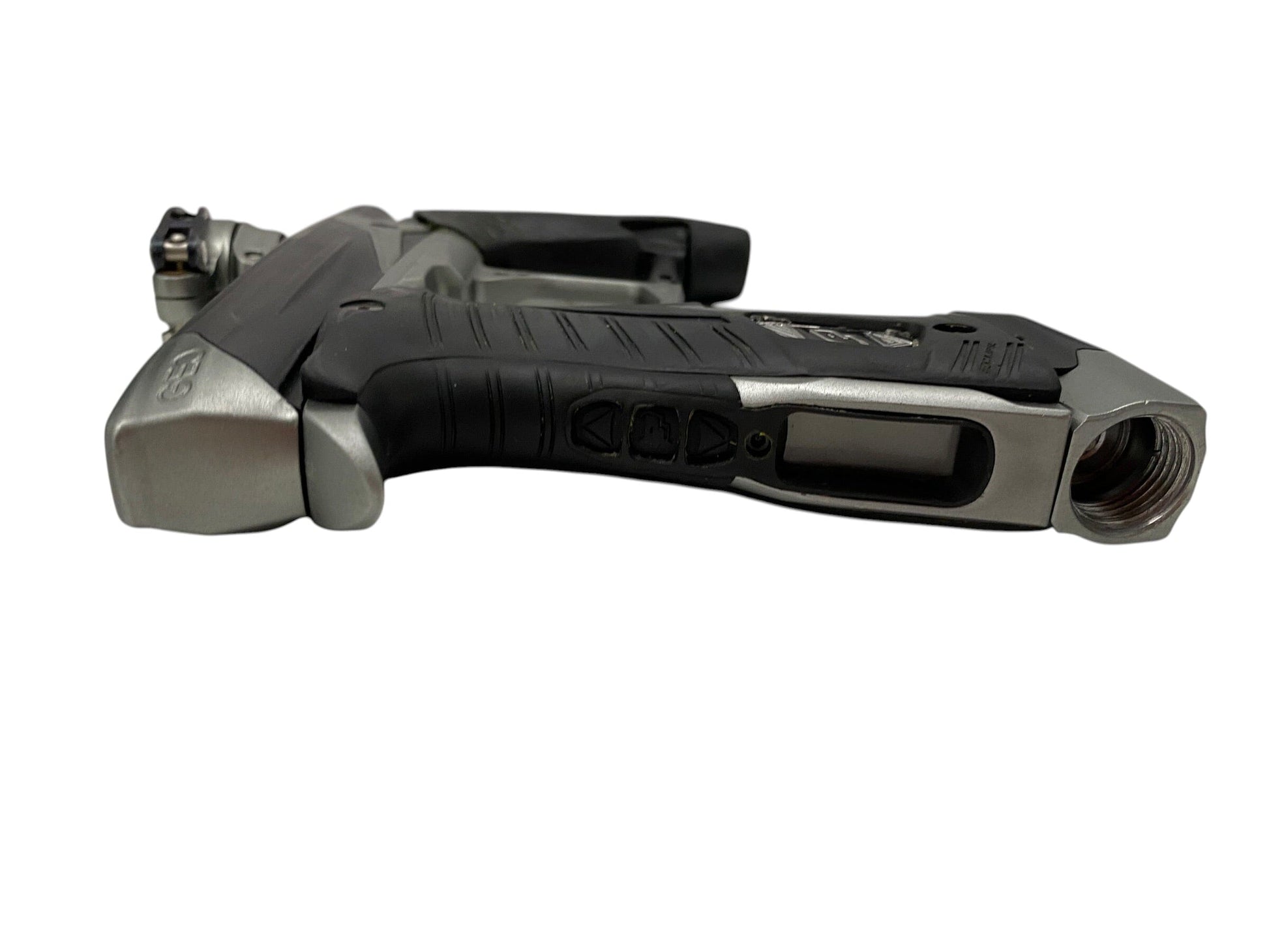 Used Planet Eclipse Geo 3.5 Black/Silver Paintball Gun Paintball Gun from CPXBrosPaintball Buy/Sell/Trade Paintball Markers, New Paintball Guns, Paintball Hoppers, Paintball Masks, and Hormesis Headbands