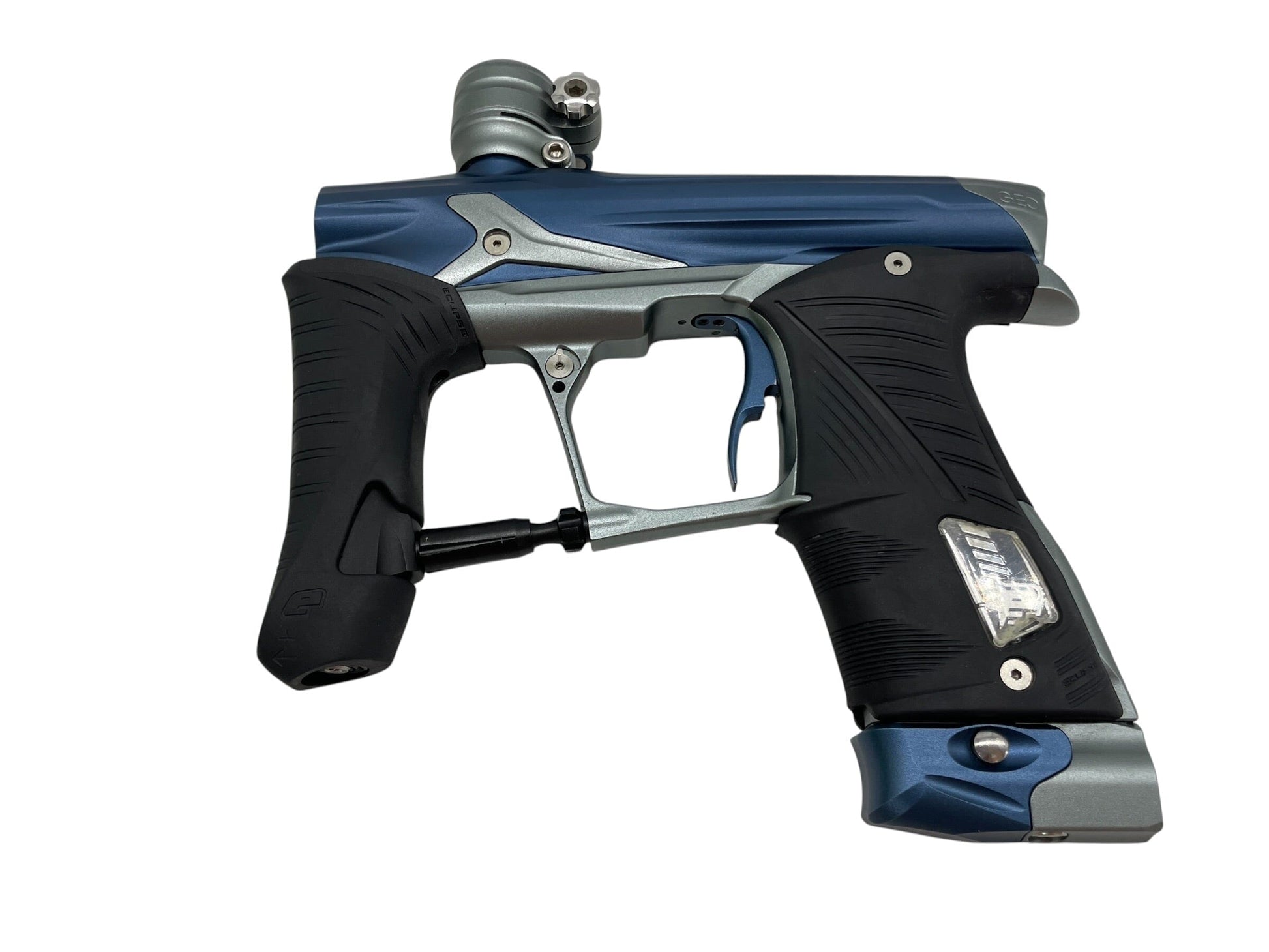 Used Planet Eclipse Geo 3.5 Blue/Grey Paintball Gun Paintball Gun from CPXBrosPaintball Buy/Sell/Trade Paintball Markers, New Paintball Guns, Paintball Hoppers, Paintball Masks, and Hormesis Headbands
