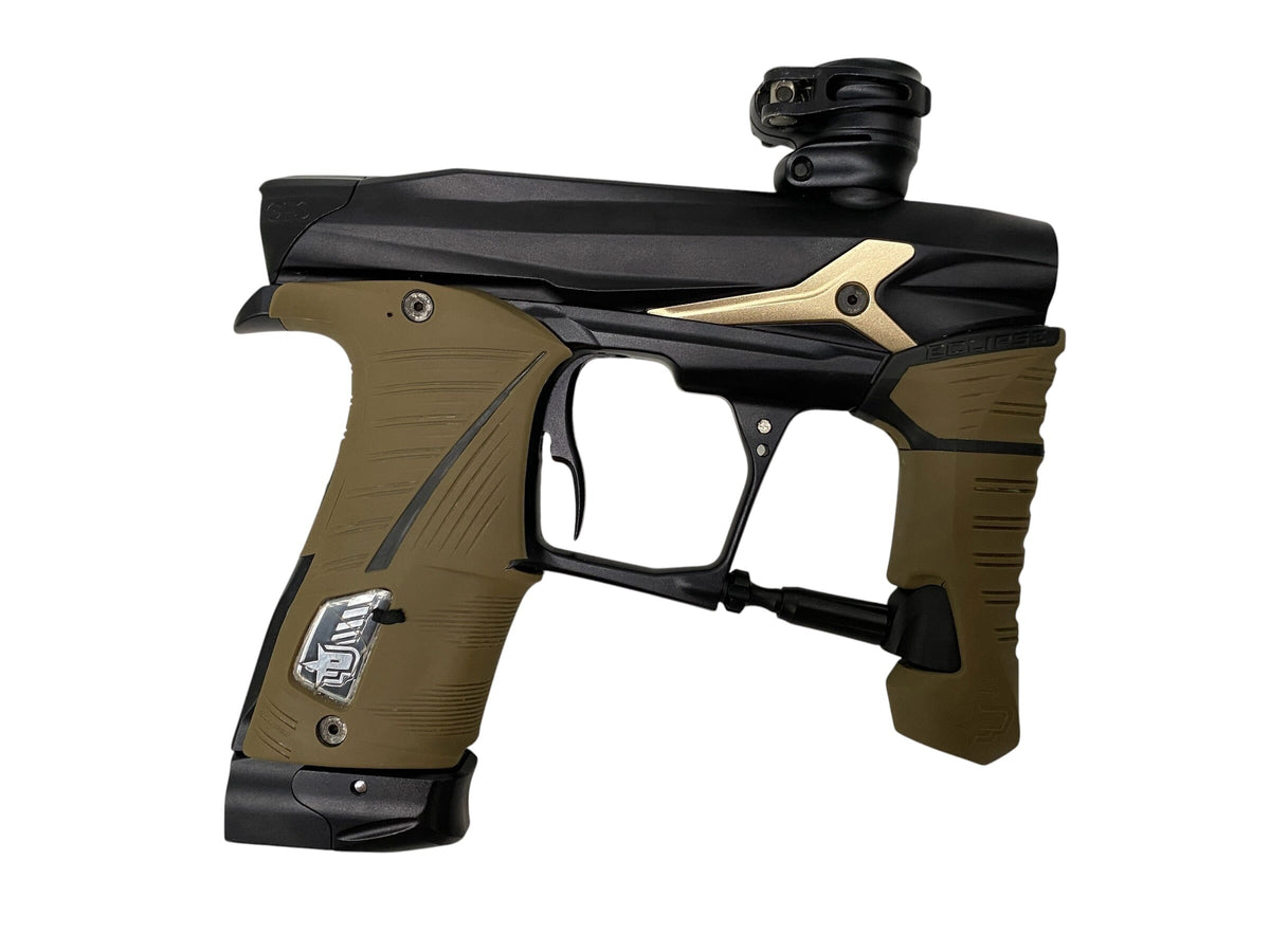 Used Planet Eclipse Geo 3.5 Diamond Cut Black/Gold Paintball Gun Paintball Gun from CPXBrosPaintball Buy/Sell/Trade Paintball Markers, New Paintball Guns, Paintball Hoppers, Paintball Masks, and Hormesis Headbands