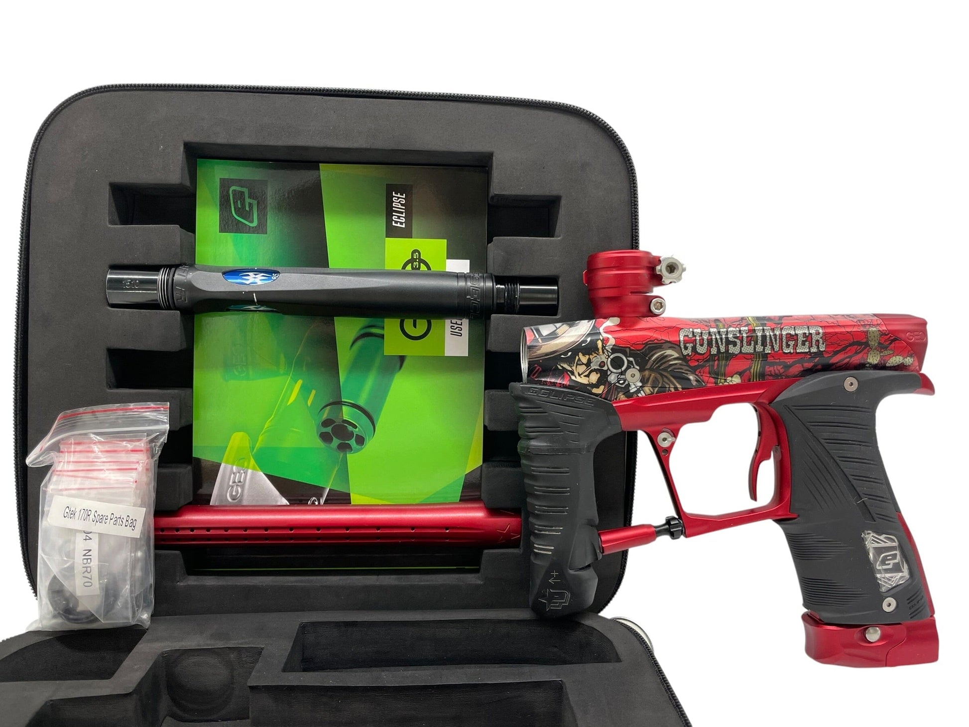 Used Planet Eclipse Geo 3.5 "Gunslinger" Paintball Gun Paintball Gun from CPXBrosPaintball Buy/Sell/Trade Paintball Markers, New Paintball Guns, Paintball Hoppers, Paintball Masks, and Hormesis Headbands