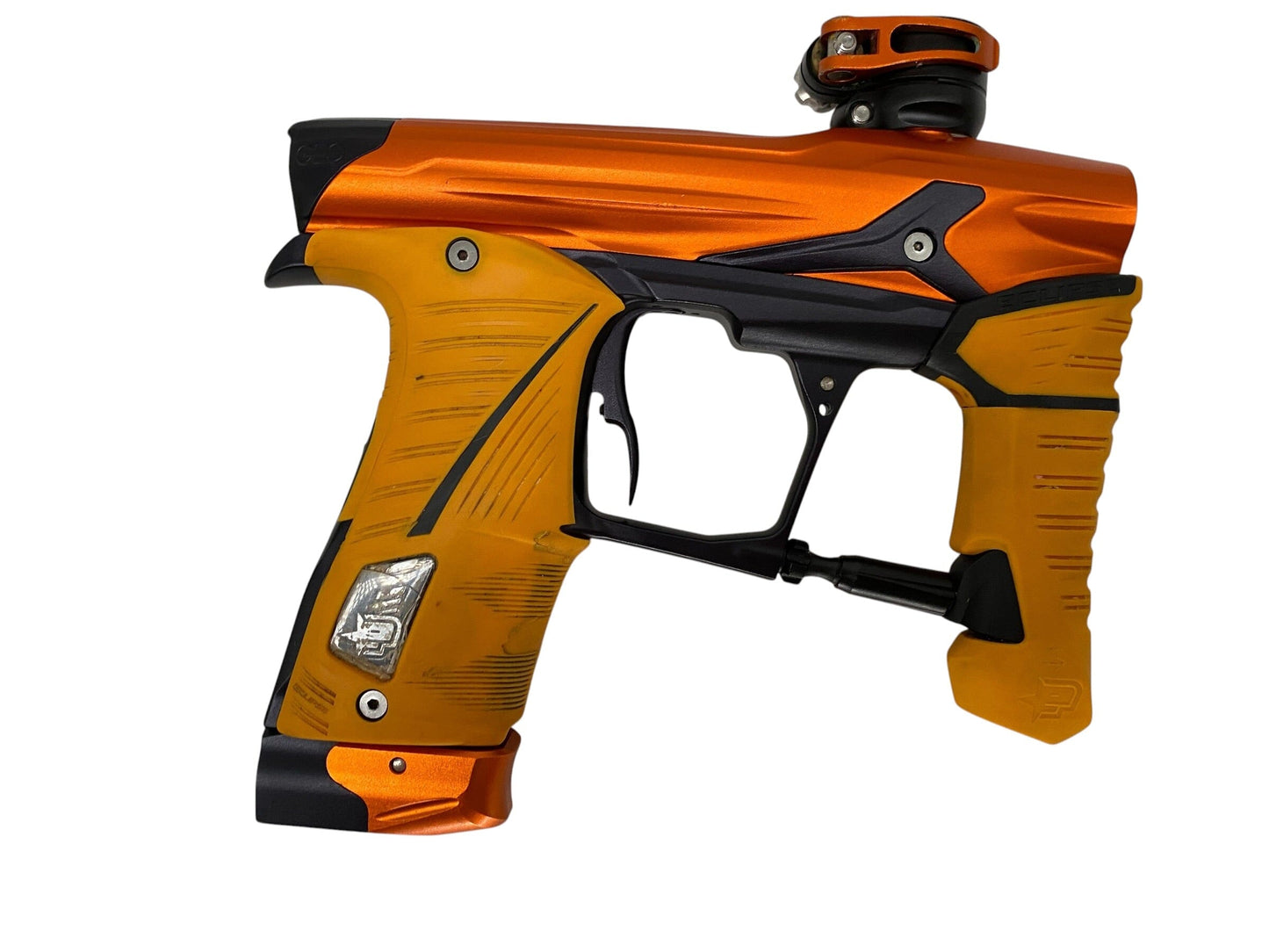 Used Planet Eclipse Geo 3.5 Orange/Black Paintball Gun Paintball Gun from CPXBrosPaintball Buy/Sell/Trade Paintball Markers, New Paintball Guns, Paintball Hoppers, Paintball Masks, and Hormesis Headbands