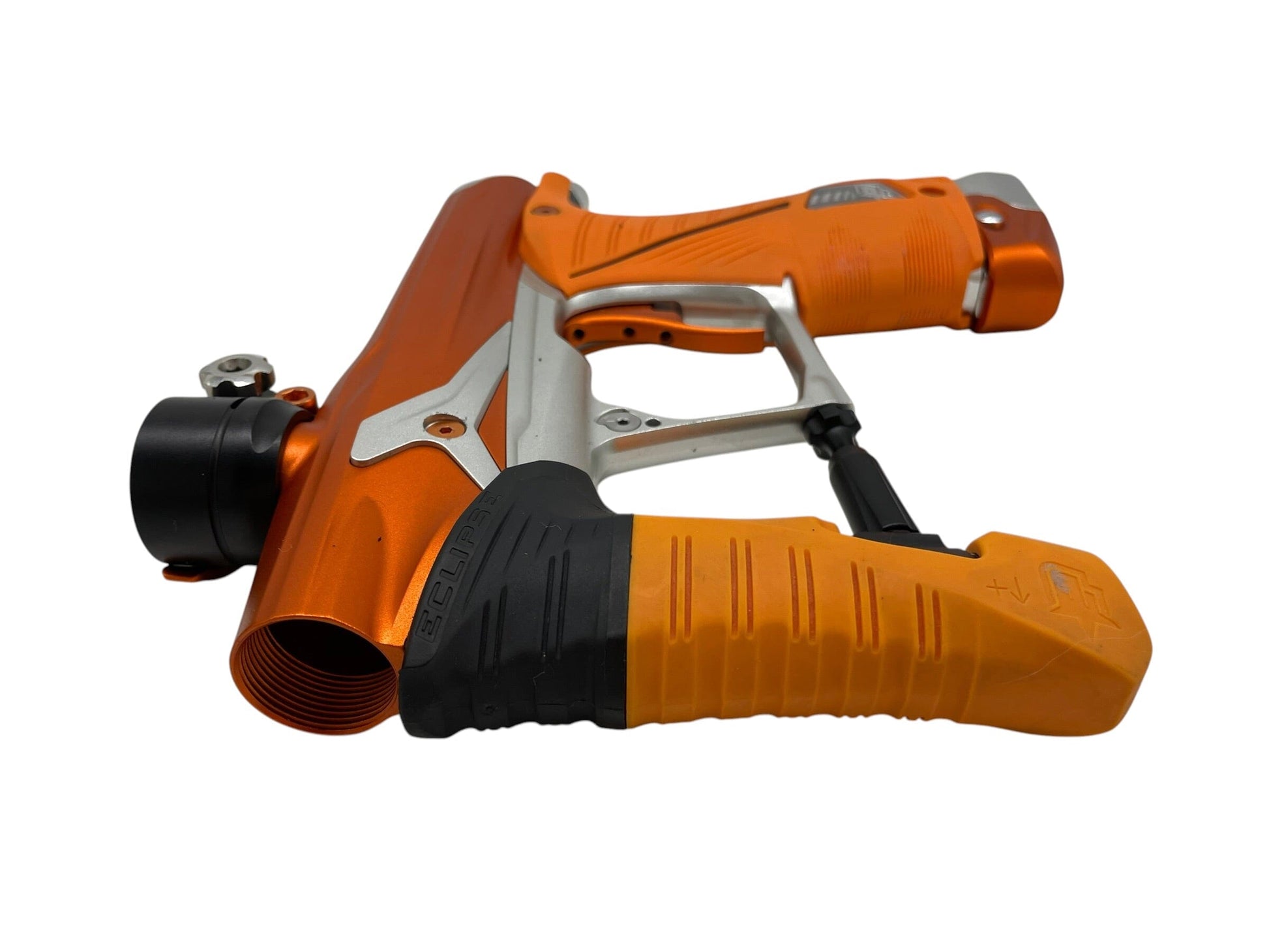 Used Planet Eclipse Geo 3.5 Orange/Silver Paintball Gun Paintball Gun from CPXBrosPaintball Buy/Sell/Trade Paintball Markers, New Paintball Guns, Paintball Hoppers, Paintball Masks, and Hormesis Headbands