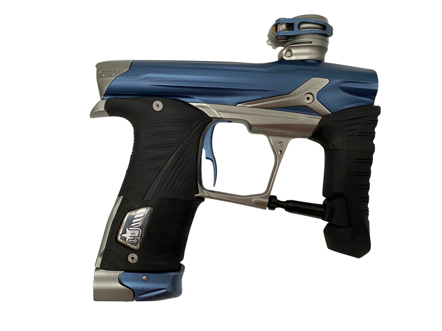 Used Planet Eclipse Geo 3.5 Paintball Gun Blue/Silver Paintball Gun from CPXBrosPaintball Buy/Sell/Trade Paintball Markers, New Paintball Guns, Paintball Hoppers, Paintball Masks, and Hormesis Headbands