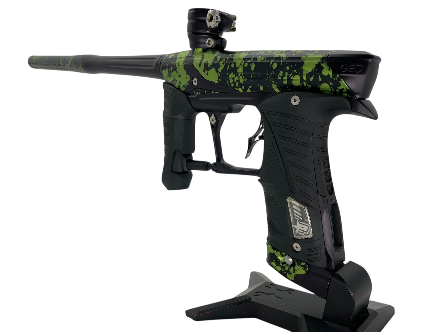 Used Planet Eclipse Geo 3.5 Paintball Gun Green/Black Splash Paintball Gun from CPXBrosPaintball Buy/Sell/Trade Paintball Markers, New Paintball Guns, Paintball Hoppers, Paintball Masks, and Hormesis Headbands