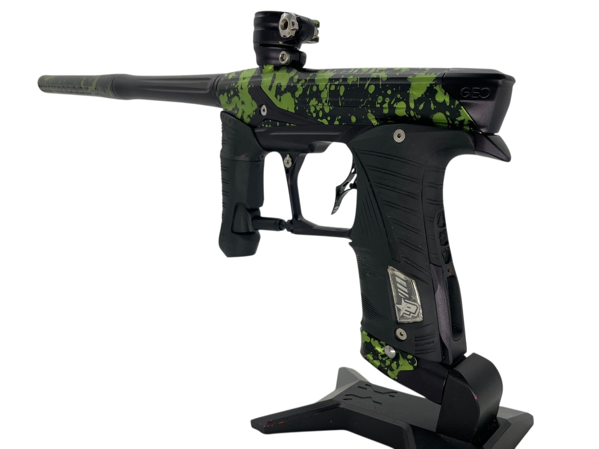 Used Planet Eclipse Geo 3.5 Paintball Gun Green/Black Splash Paintball Gun from CPXBrosPaintball Buy/Sell/Trade Paintball Markers, New Paintball Guns, Paintball Hoppers, Paintball Masks, and Hormesis Headbands