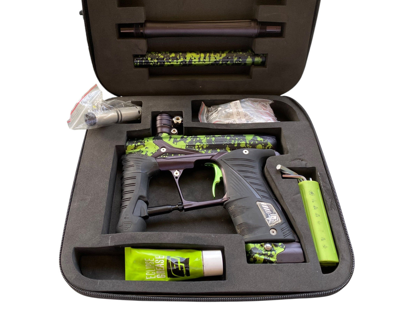 Used Planet Eclipse Geo 3.5 Paintball Gun Green/Black Splash Paintball Gun from CPXBrosPaintball Buy/Sell/Trade Paintball Markers, New Paintball Guns, Paintball Hoppers, Paintball Masks, and Hormesis Headbands