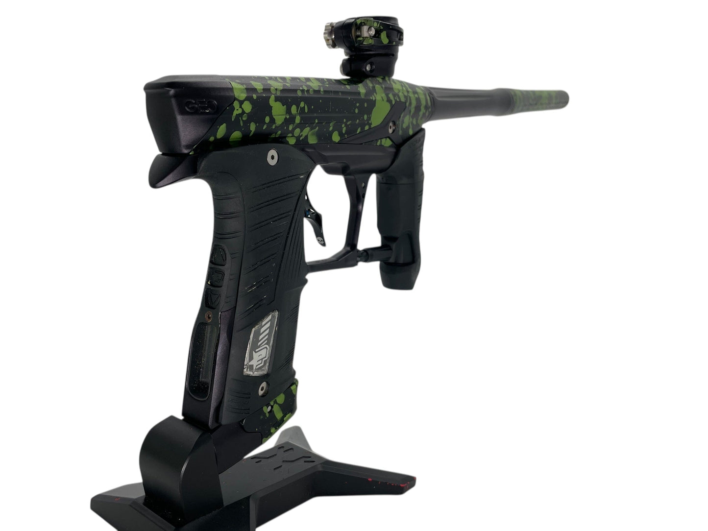 Used Planet Eclipse Geo 3.5 Paintball Gun Green/Black Splash Paintball Gun from CPXBrosPaintball Buy/Sell/Trade Paintball Markers, New Paintball Guns, Paintball Hoppers, Paintball Masks, and Hormesis Headbands