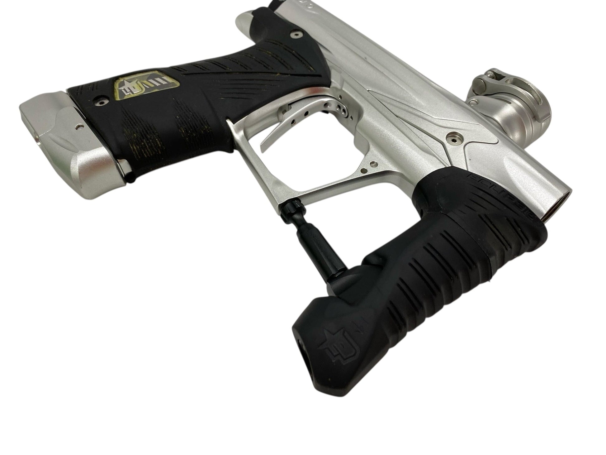 Used Planet Eclipse Geo 3.5 Paintball Gun Silver Paintball Gun from CPXBrosPaintball Buy/Sell/Trade Paintball Markers, New Paintball Guns, Paintball Hoppers, Paintball Masks, and Hormesis Headbands