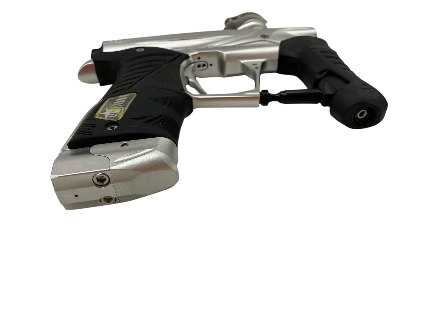 Used Planet Eclipse Geo 3.5 Paintball Gun Silver Paintball Gun from CPXBrosPaintball Buy/Sell/Trade Paintball Markers, New Paintball Guns, Paintball Hoppers, Paintball Masks, and Hormesis Headbands