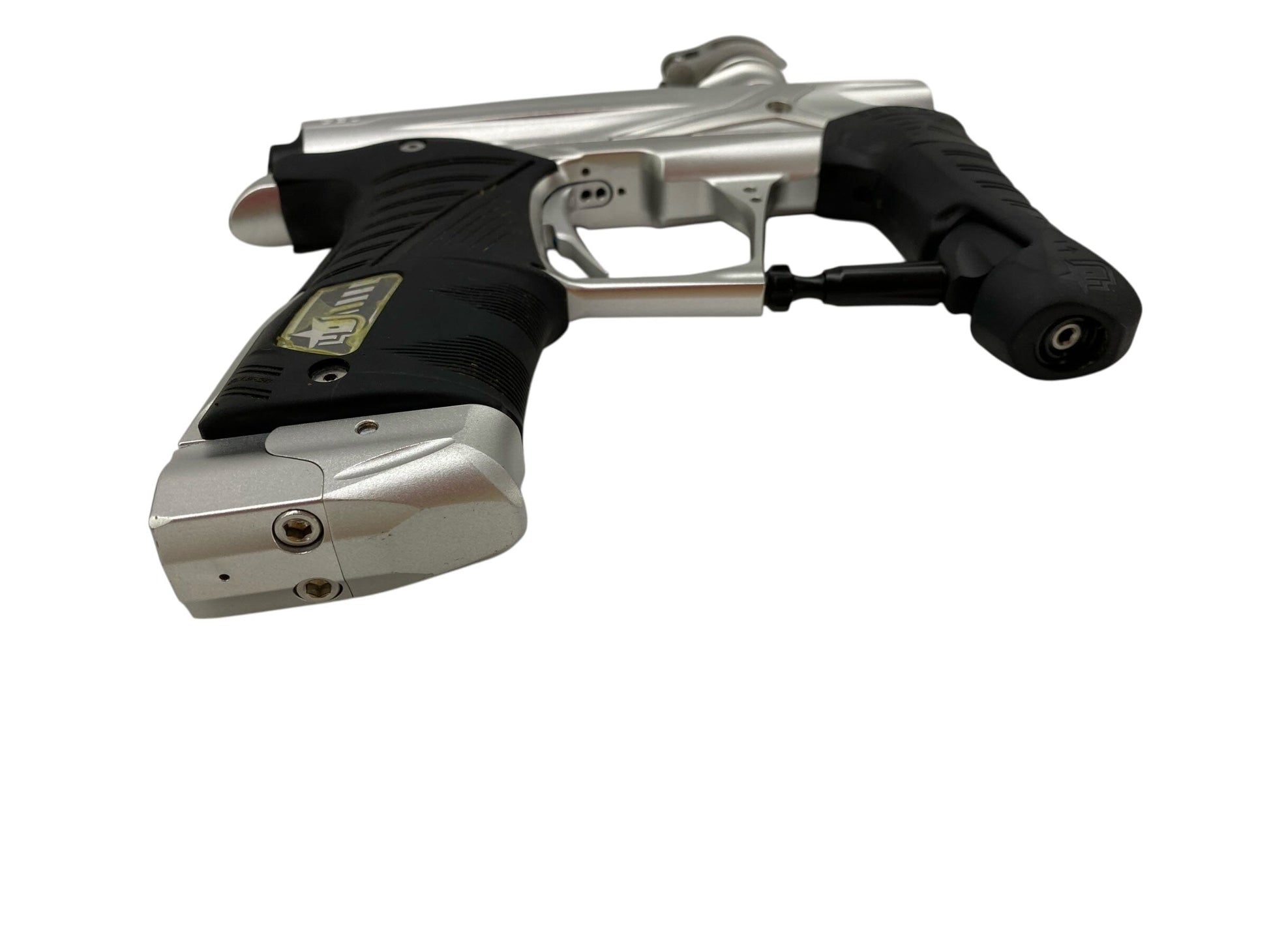 Used Planet Eclipse Geo 3.5 Paintball Gun Silver Paintball Gun from CPXBrosPaintball Buy/Sell/Trade Paintball Markers, New Paintball Guns, Paintball Hoppers, Paintball Masks, and Hormesis Headbands