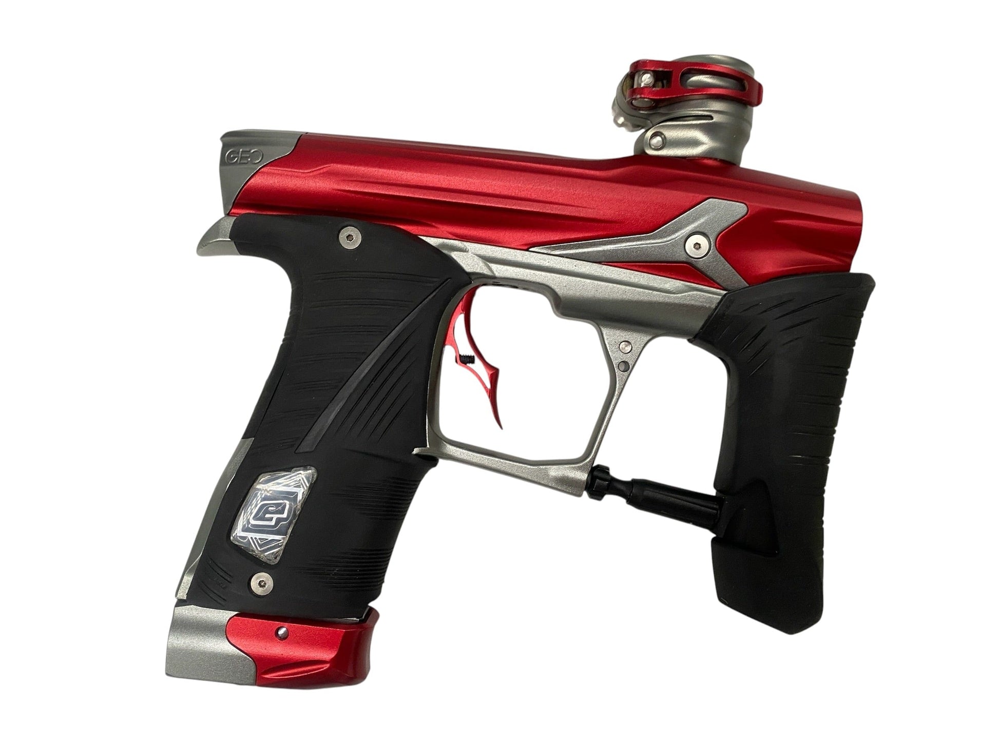 Used Planet Eclipse Geo 3.5 Red/Grey Paintball Gun Paintball Gun from CPXBrosPaintball Buy/Sell/Trade Paintball Markers, New Paintball Guns, Paintball Hoppers, Paintball Masks, and Hormesis Headbands